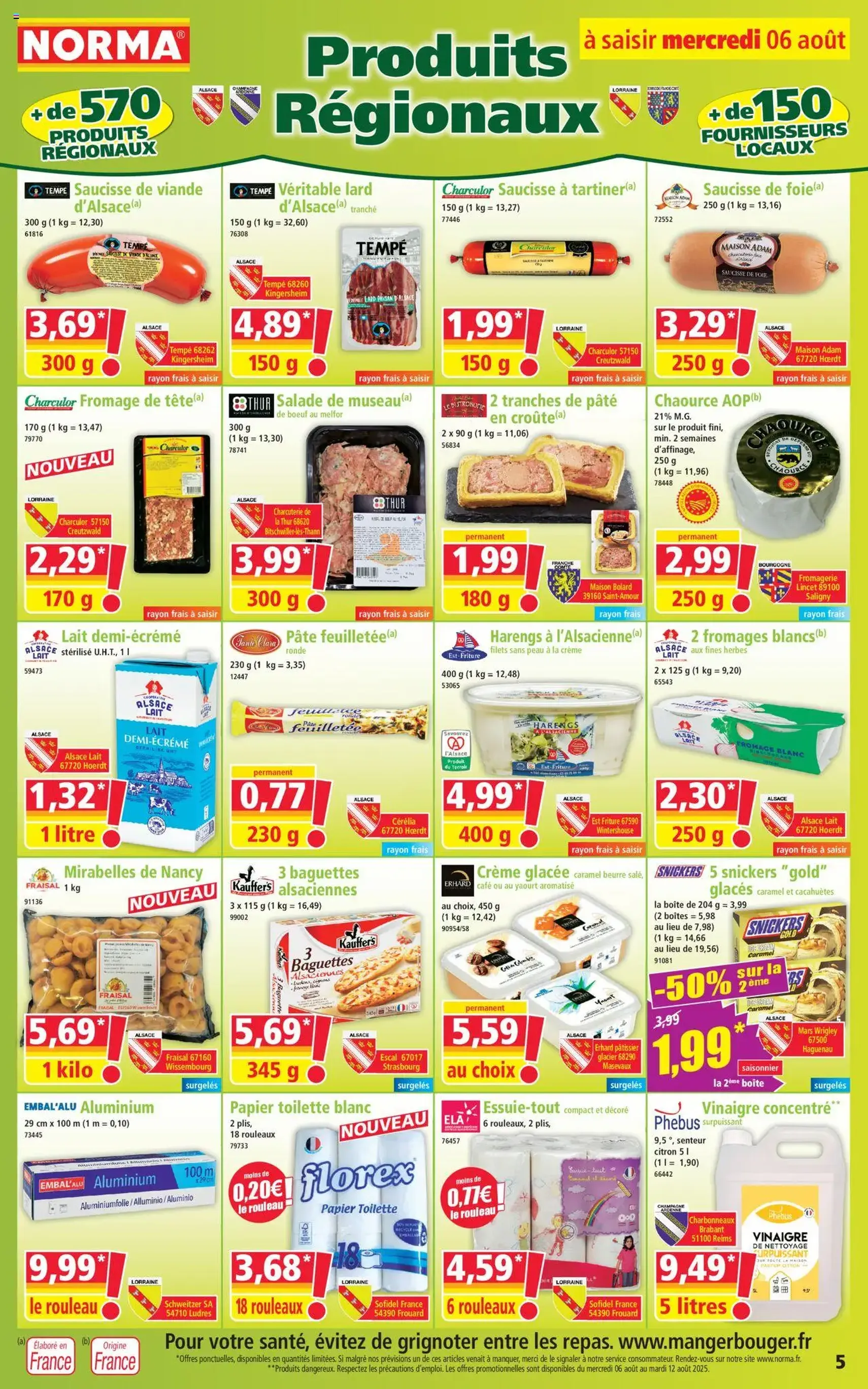Norma catalogue - brochure valable à partir du 06/08/2025, page 5 sur 12 Norma catalogue - brochure valable à partir du 06/08/2025, page 5 sur 12