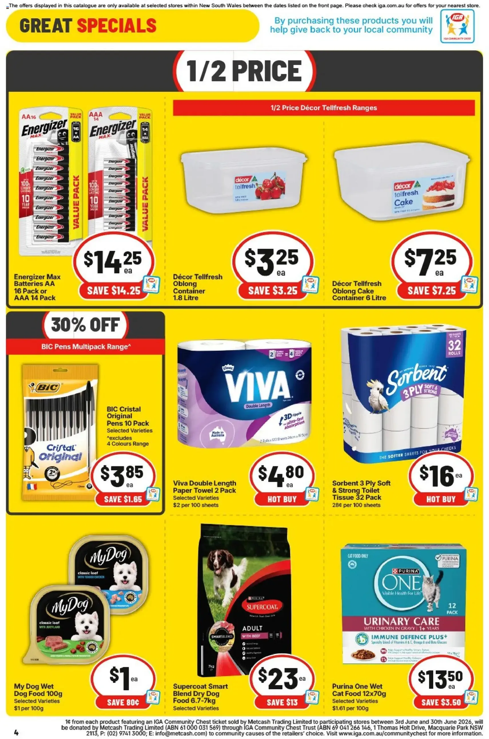 IGA catalogue - valid flyer from 03/06/2026, page 4 of 40