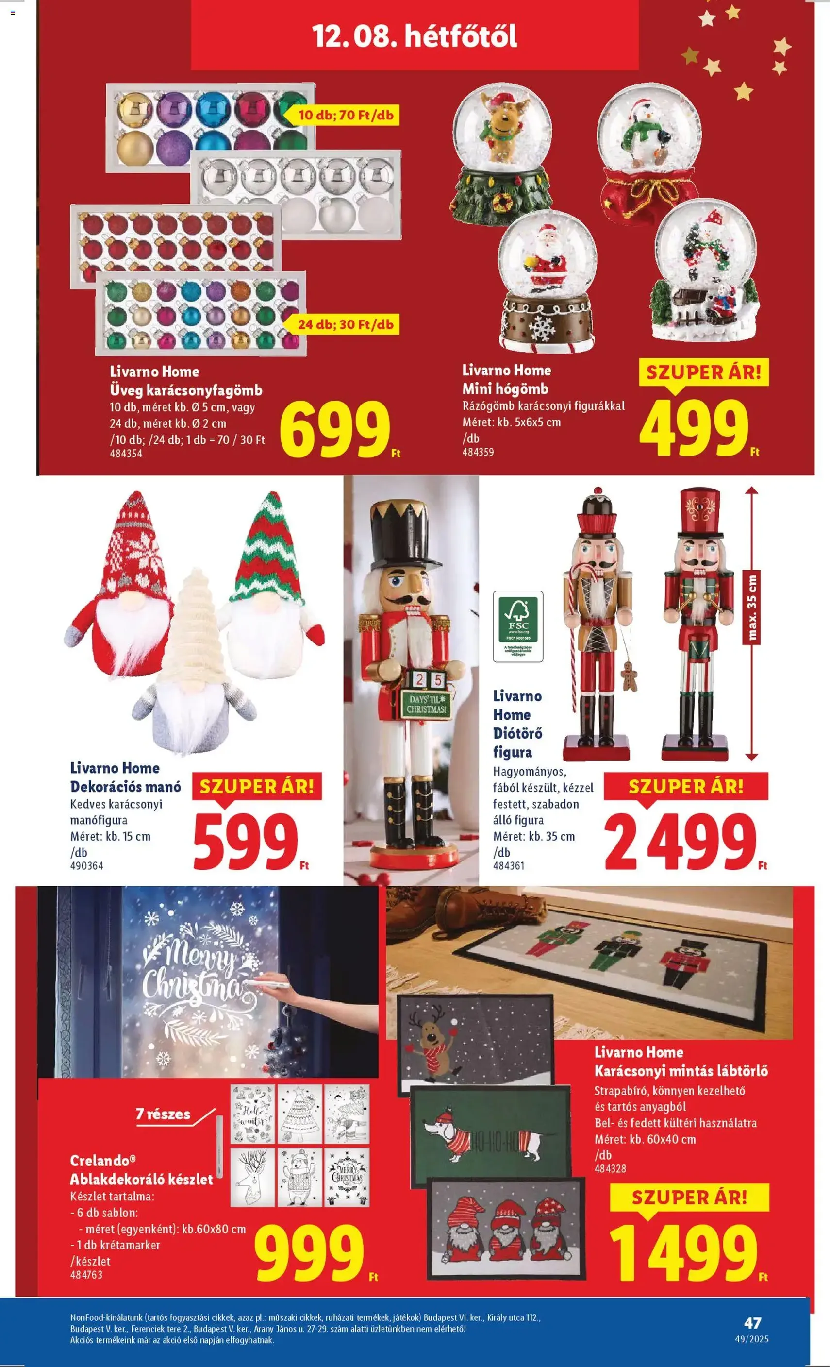 Lidl Akciós újság - 2025.12.04. érvényes szórólap 47 oldal 62 oldalból