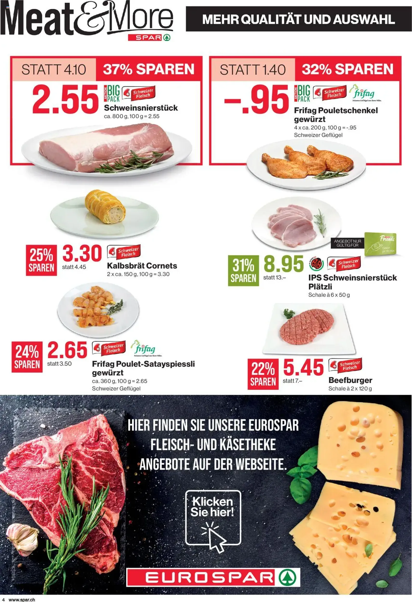 SPAR Aktionen - Gültiger Prospekt ab 10.10.2025, Seite 4 von insgesamt 20 SPAR Aktionen - Gültiger Prospekt ab 10.10.2025, Seite 4 von insgesamt 20