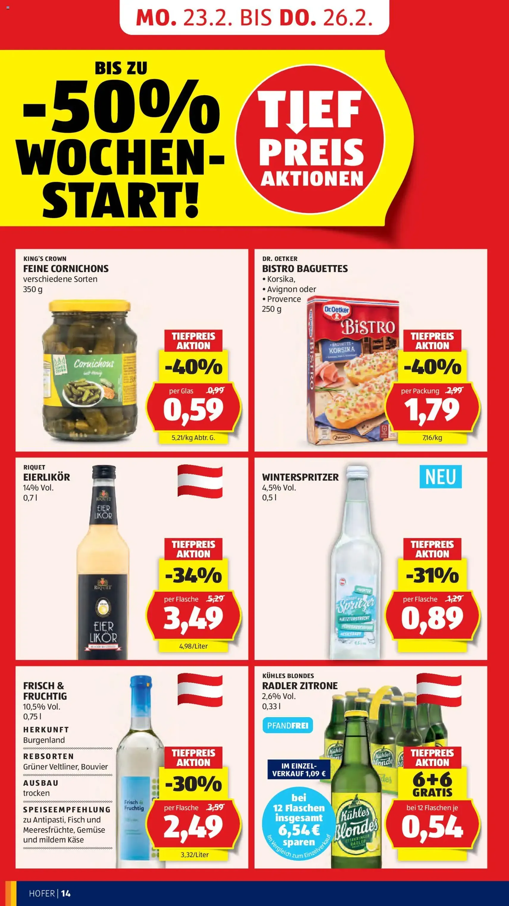 Hofer Flugblatt - Gültiger Prospekt ab 20.02.2026, Seite 16 von insgesamt 37
