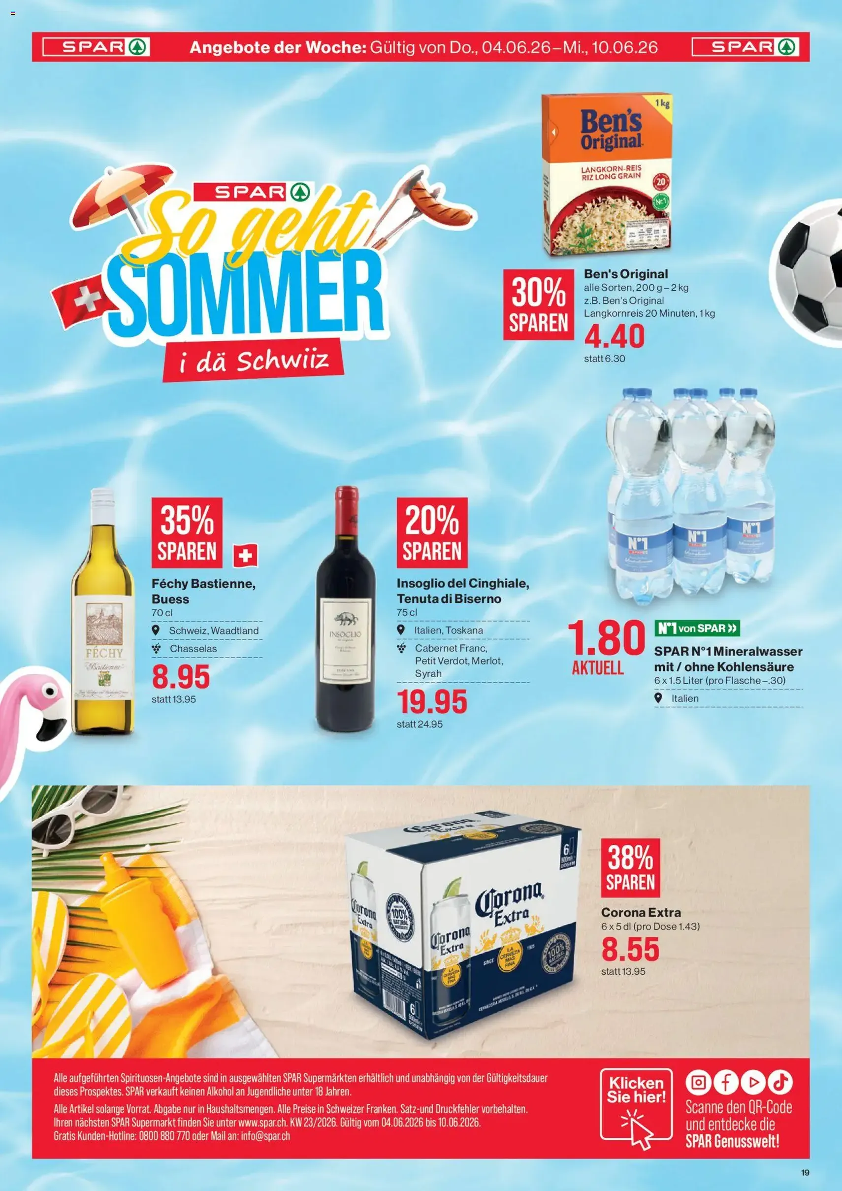 SPAR aktionen - Gültiger Prospekt ab 04.06.2026, Seite 18 von insgesamt 18