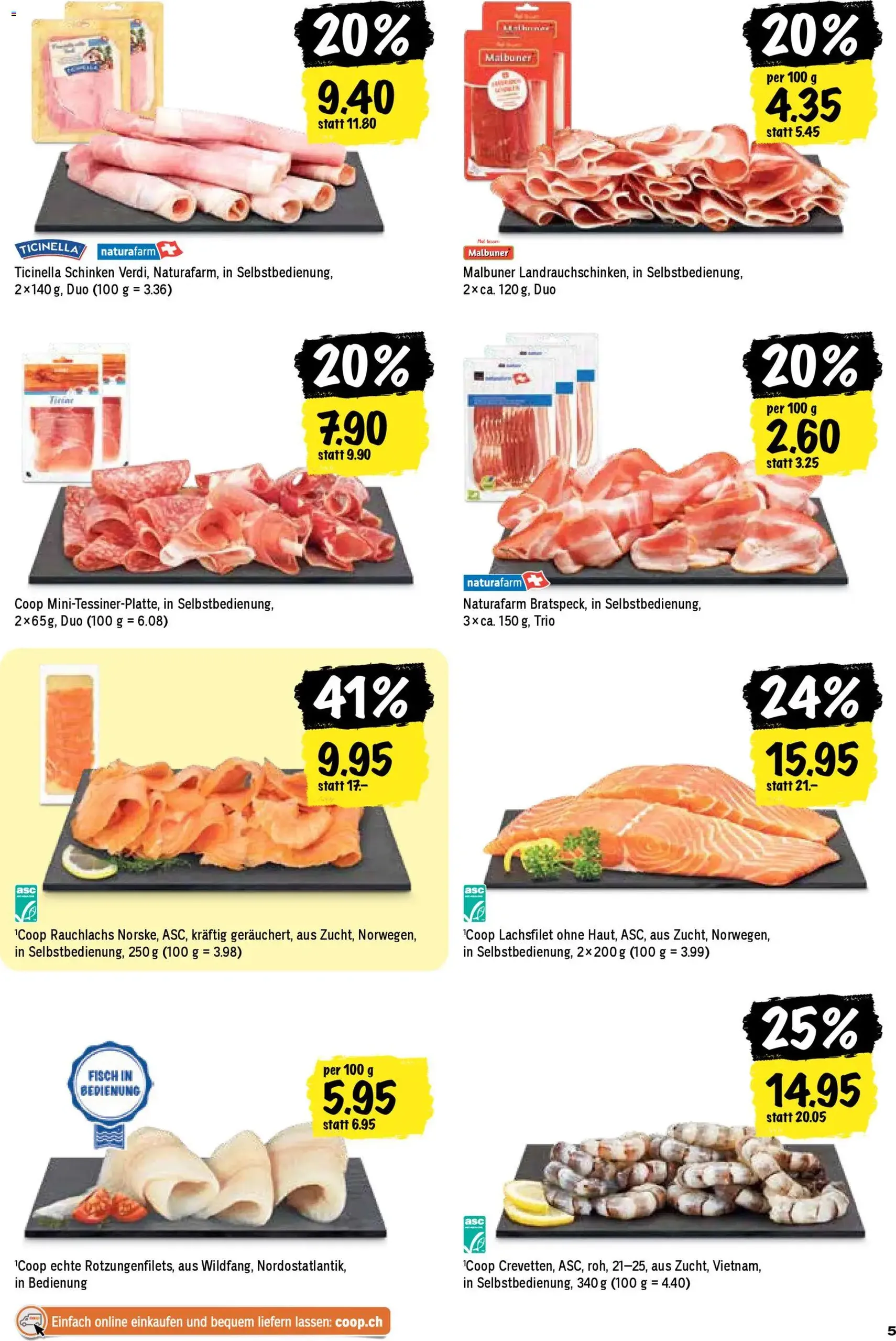 Coop Aktionen - Gültiger Prospekt ab 30.10.2025, Seite 5 von insgesamt 24 Coop Aktionen - Gültiger Prospekt ab 30.10.2025, Seite 5 von insgesamt 24
