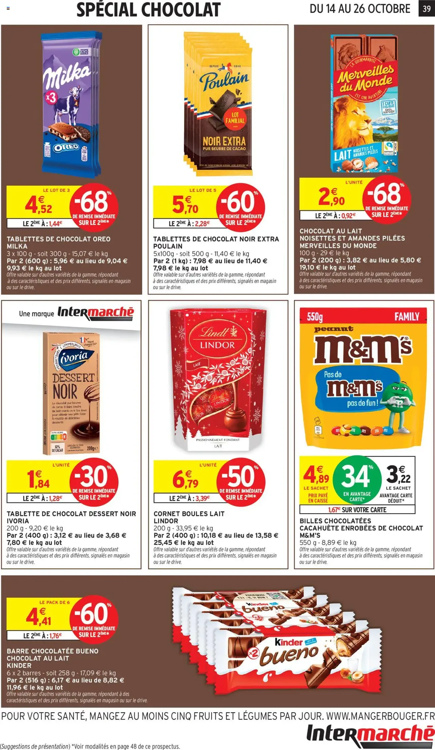 Intermarché catalogue semaine 42 - brochure valable à partir du 14/10/2025, page 39 sur 52