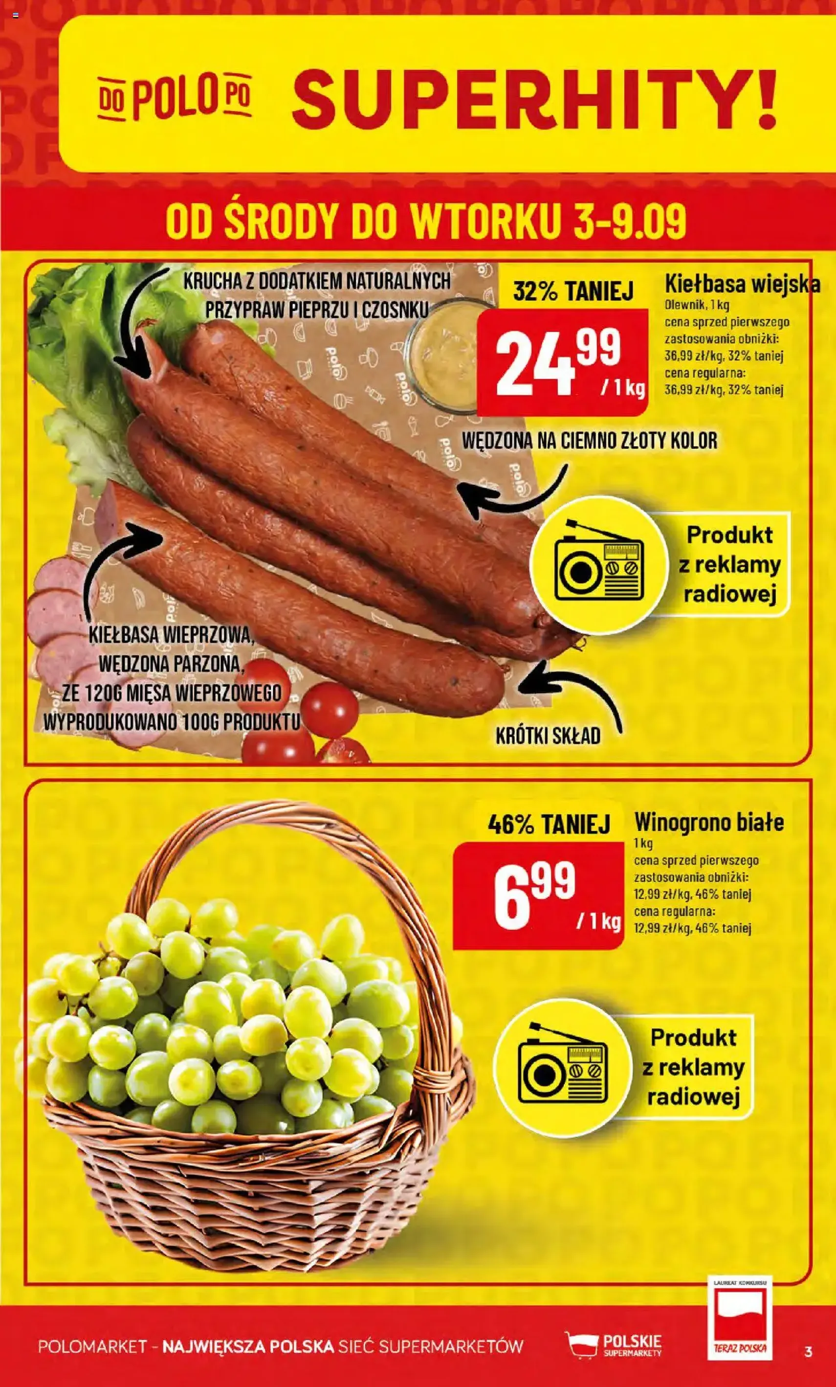 POLOmarket Gazetka - ważny gazetka od 03.09.2025 strona 3 z 80 POLOmarket Gazetka - ważny gazetka od 03.09.2025 strona 3 z 80