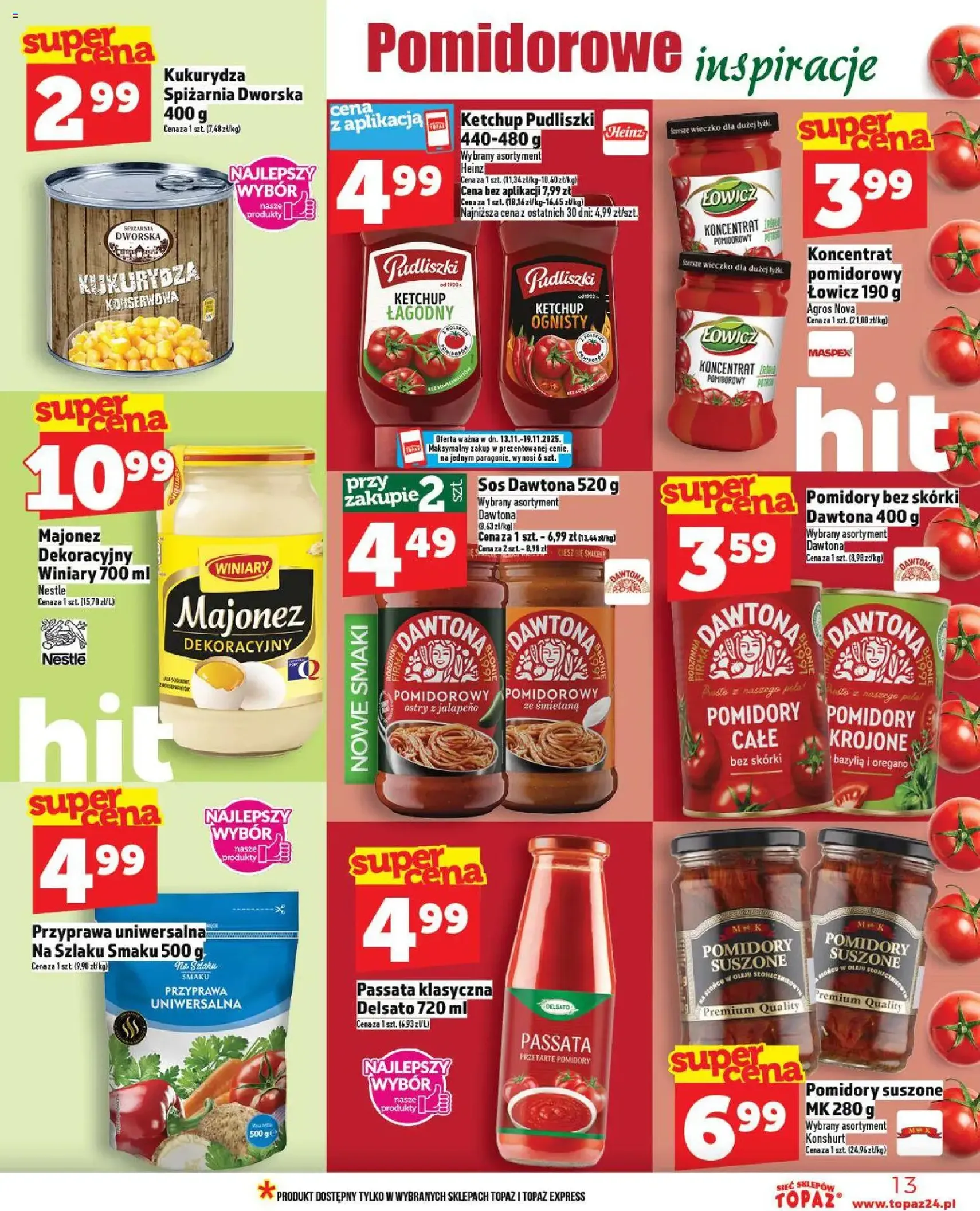 Topaz Gazetka - ważny gazetka od 13.11.2025 strona 13 z 28