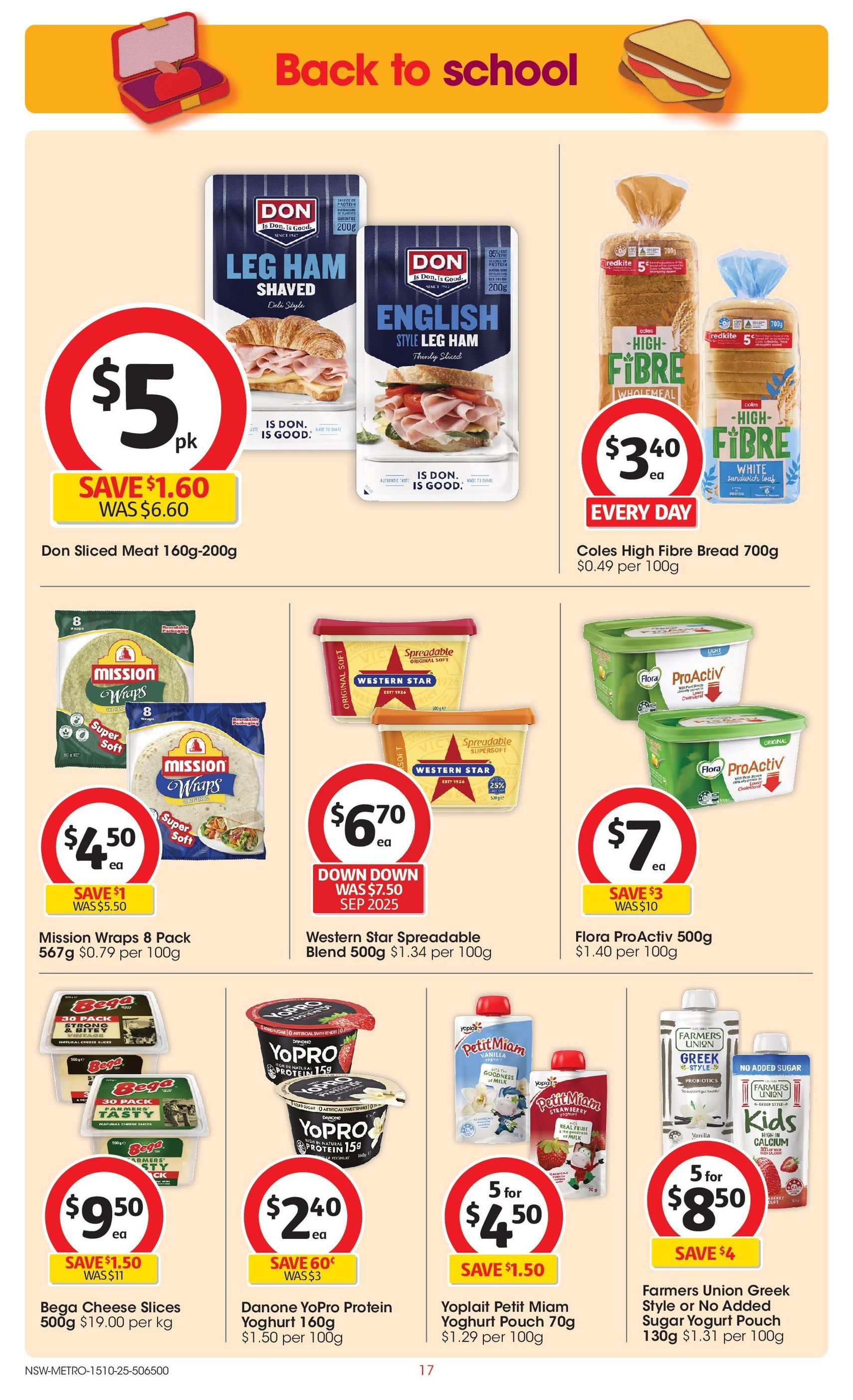Coles Catalogue NSW - valid flyer from 15/10/2025, page 17 of 51 Coles Catalogue NSW - valid flyer from 15/10/2025, page 17 of 51