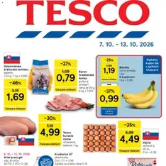 Tesco Hypermarket - leták - náhľad letáku platný od 07.10.2026