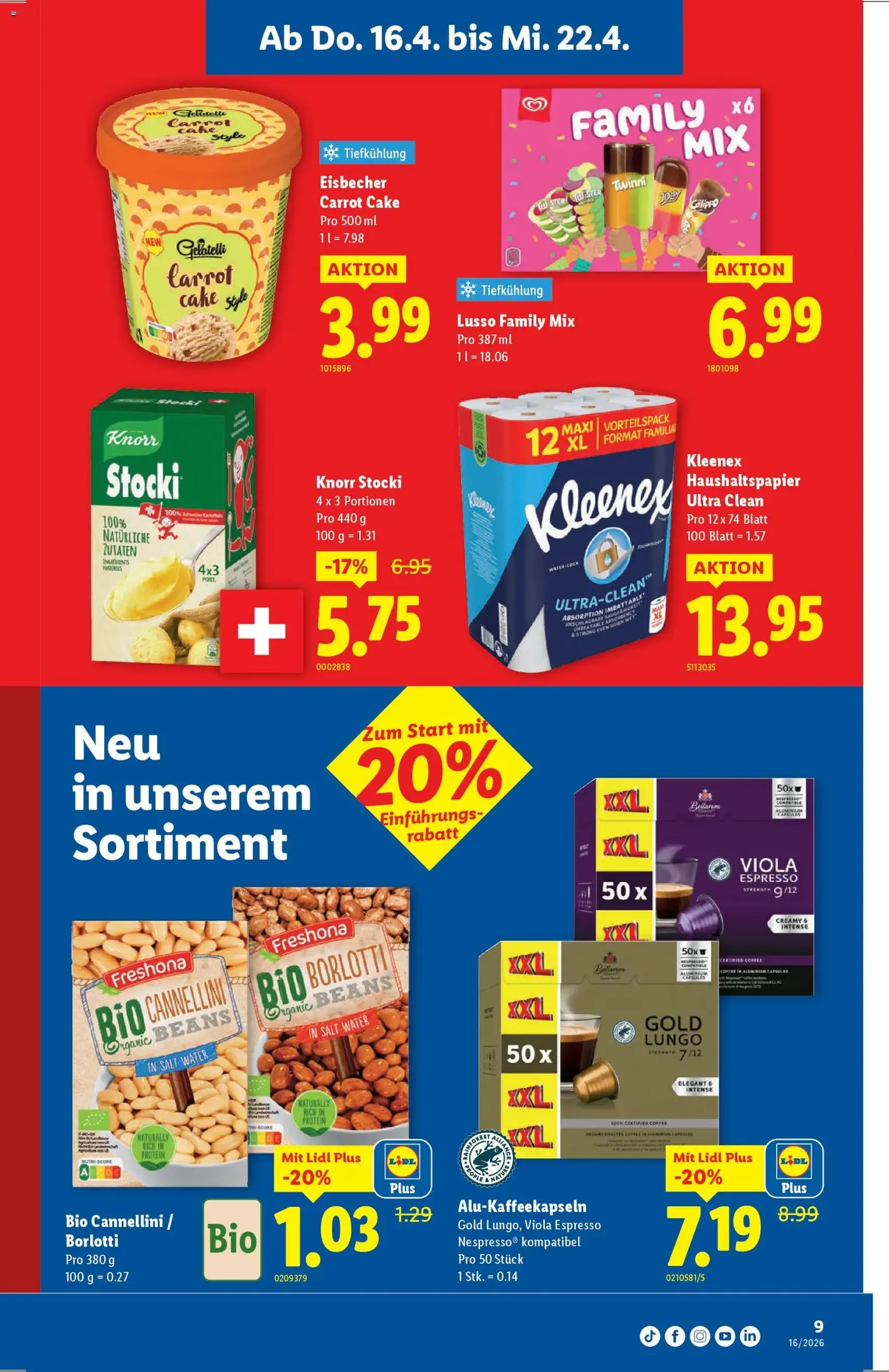 Lidl aktionen - Gültiger Prospekt ab 16.04.2026, Seite 9 von insgesamt 32