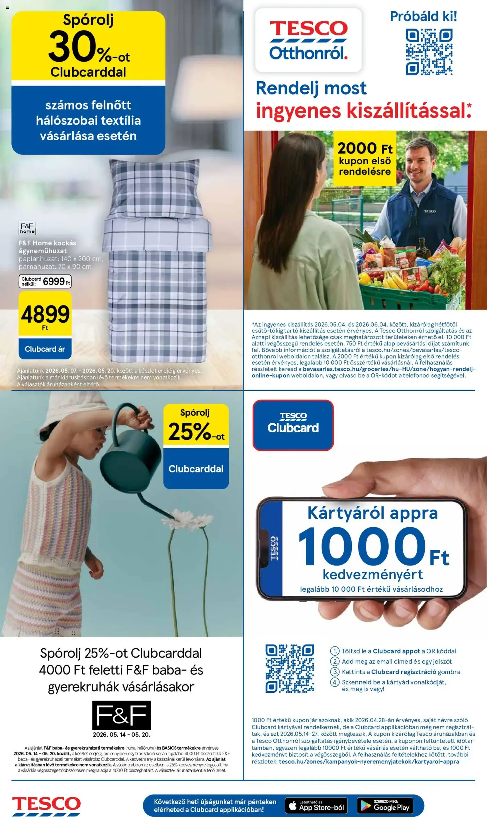 Tesco aktuális akciós újság - 2026.05.14. érvényes szórólap 16 oldal 34 oldalból