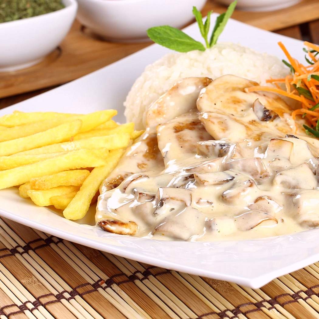 Salsa alla panna con pollo