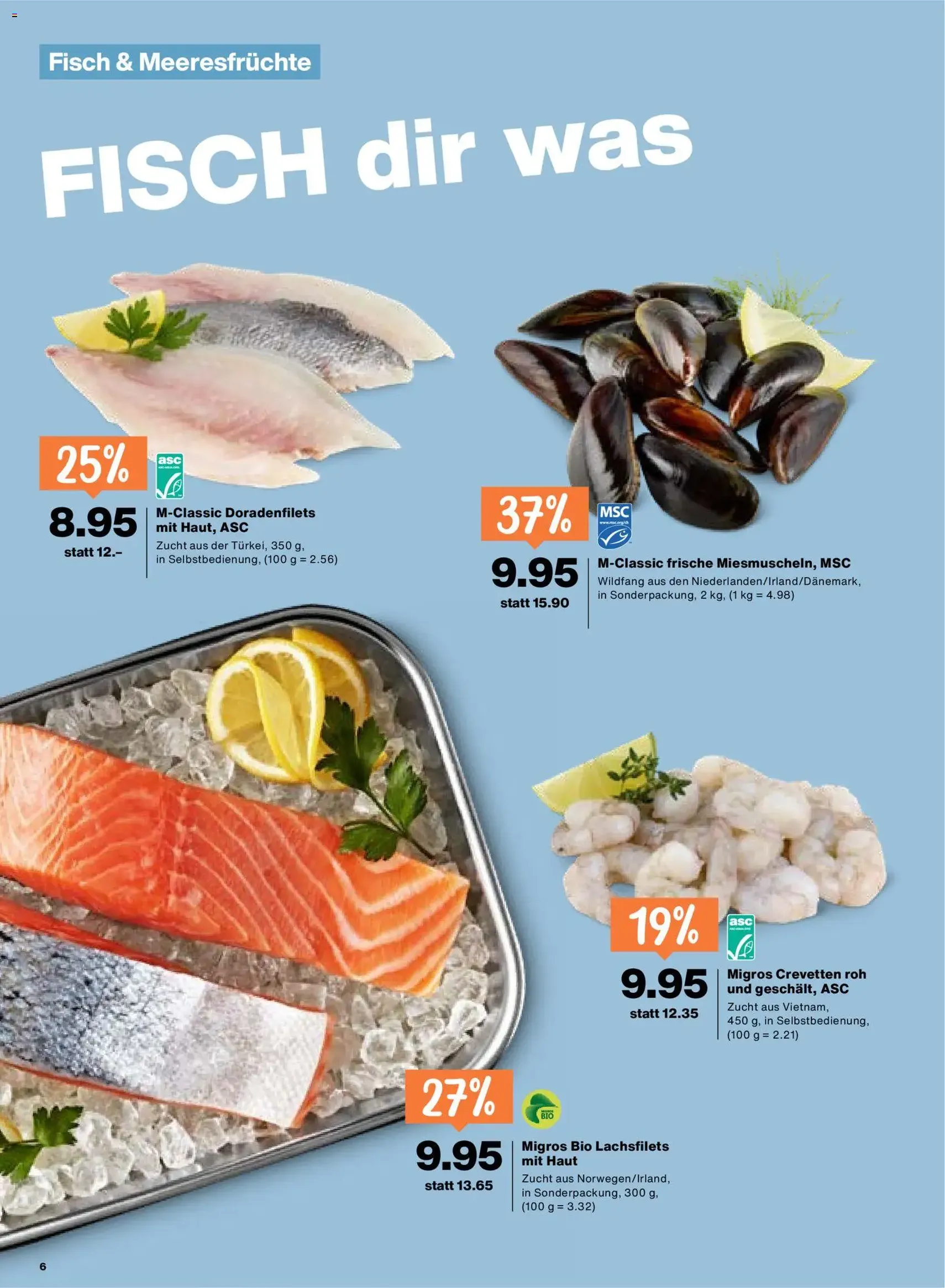 Migros aktionen - Gültiger Prospekt ab 10.09.2026, Seite 6 von insgesamt 24