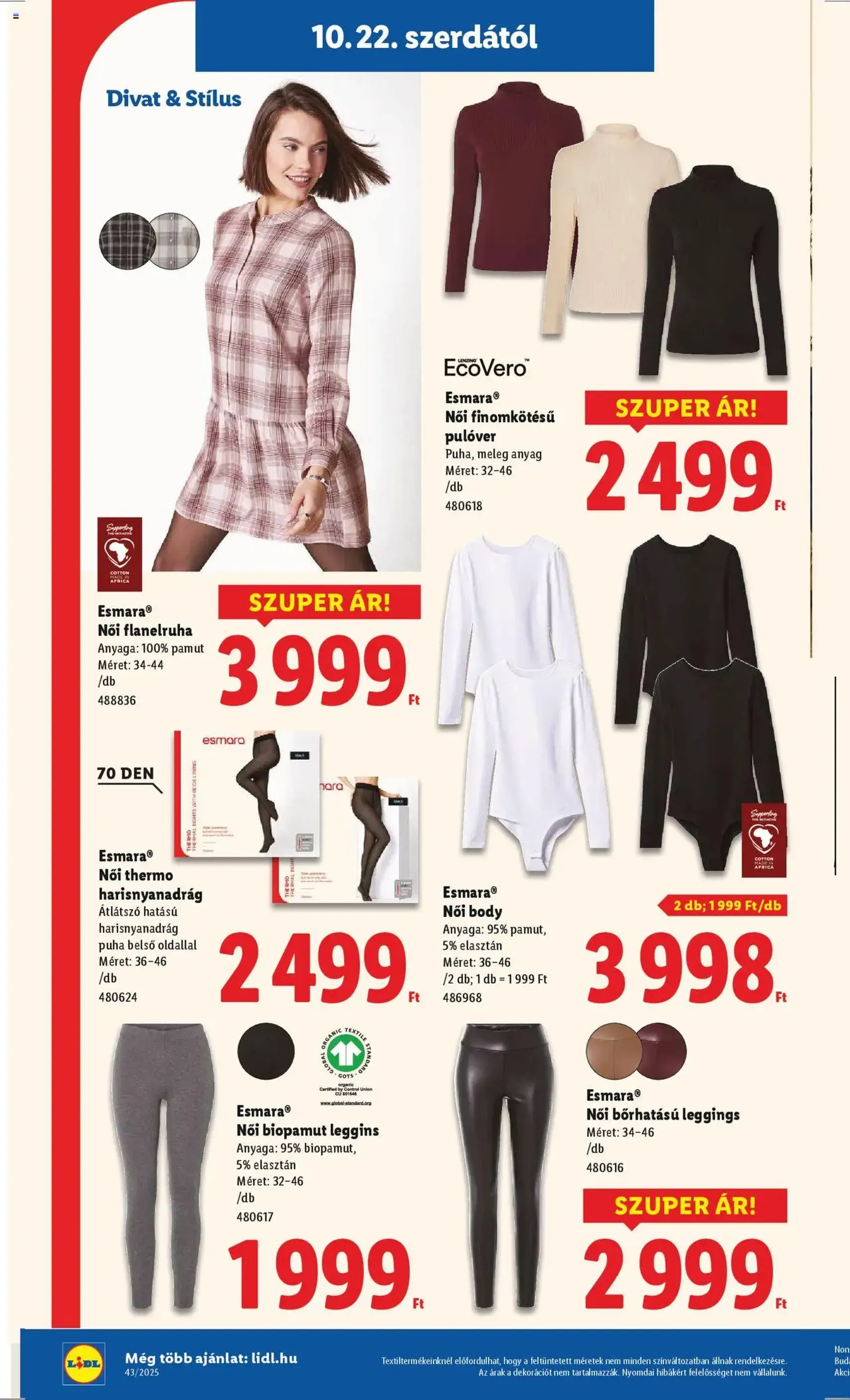 Lidl Akciós újság - 2025.10.22. érvényes szórólap 28 oldal 64 oldalból Lidl Akciós újság - 2025.10.22. érvényes szórólap 28 oldal 64 oldalból