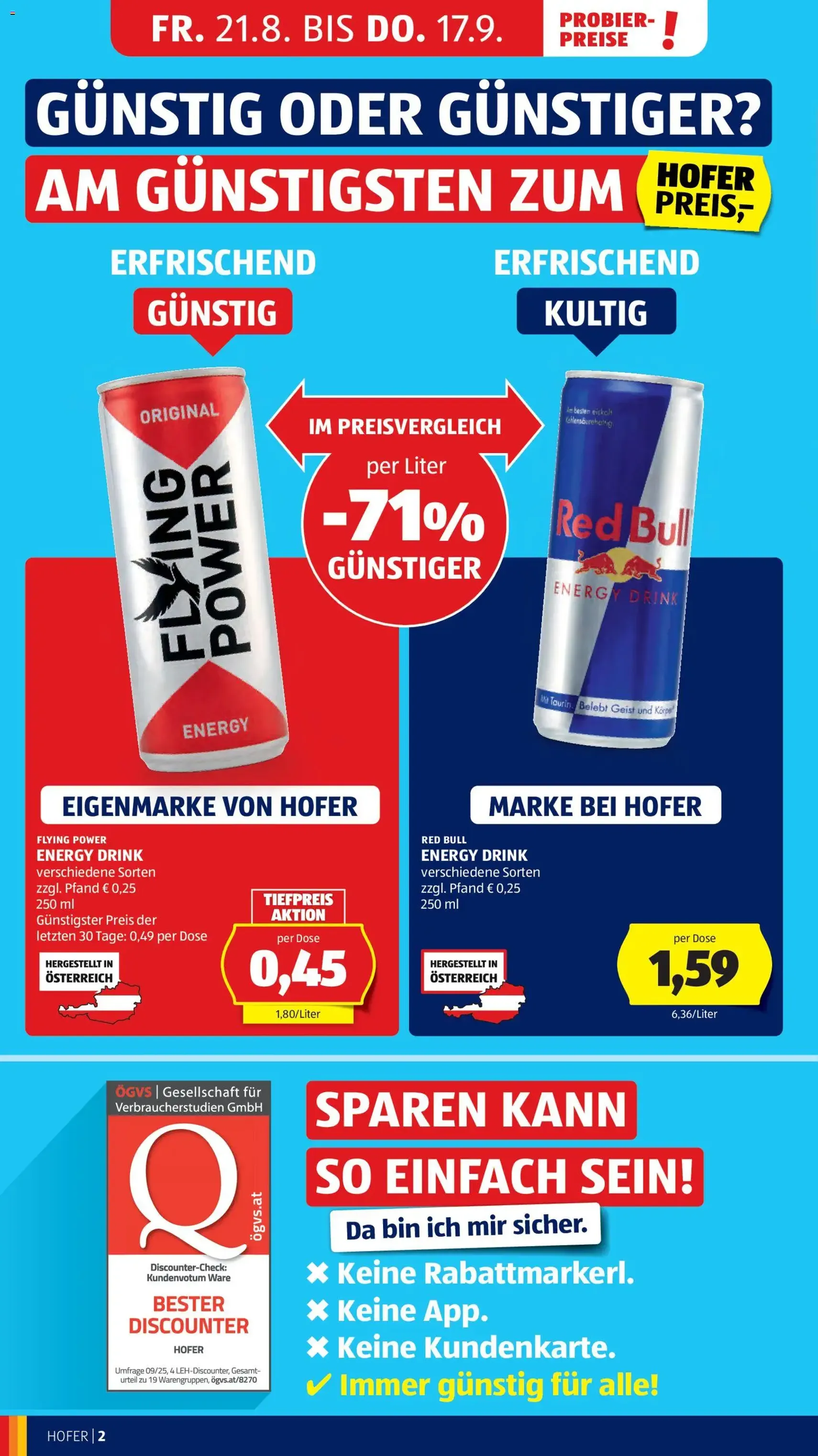 Hofer Flugblatt - Gültiger Prospekt ab 21.08.2026, Seite 12 von insgesamt 46