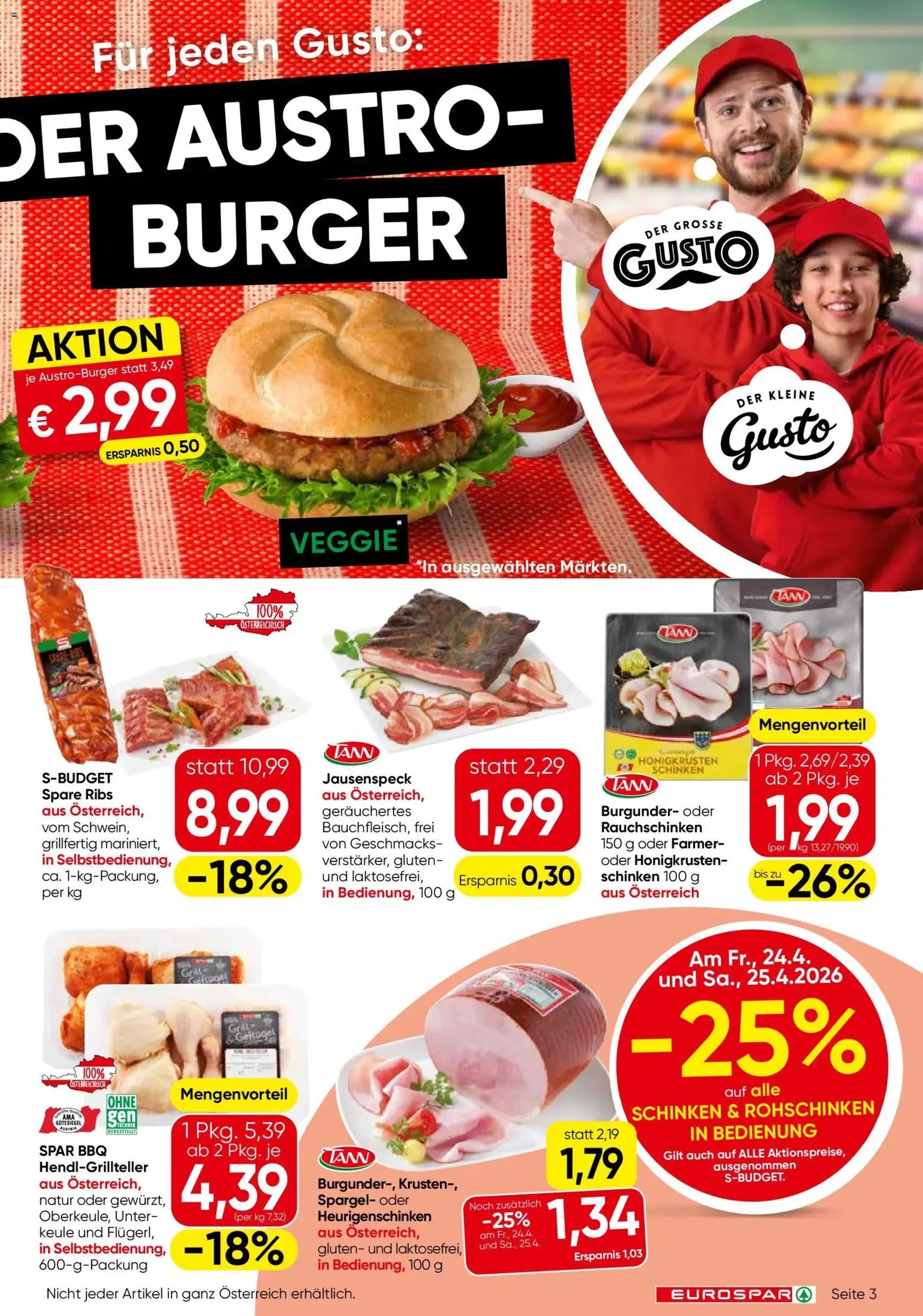 Eurospar Flugblatt - Gültiger Prospekt ab 23.04.2026, Seite 3 von insgesamt 16