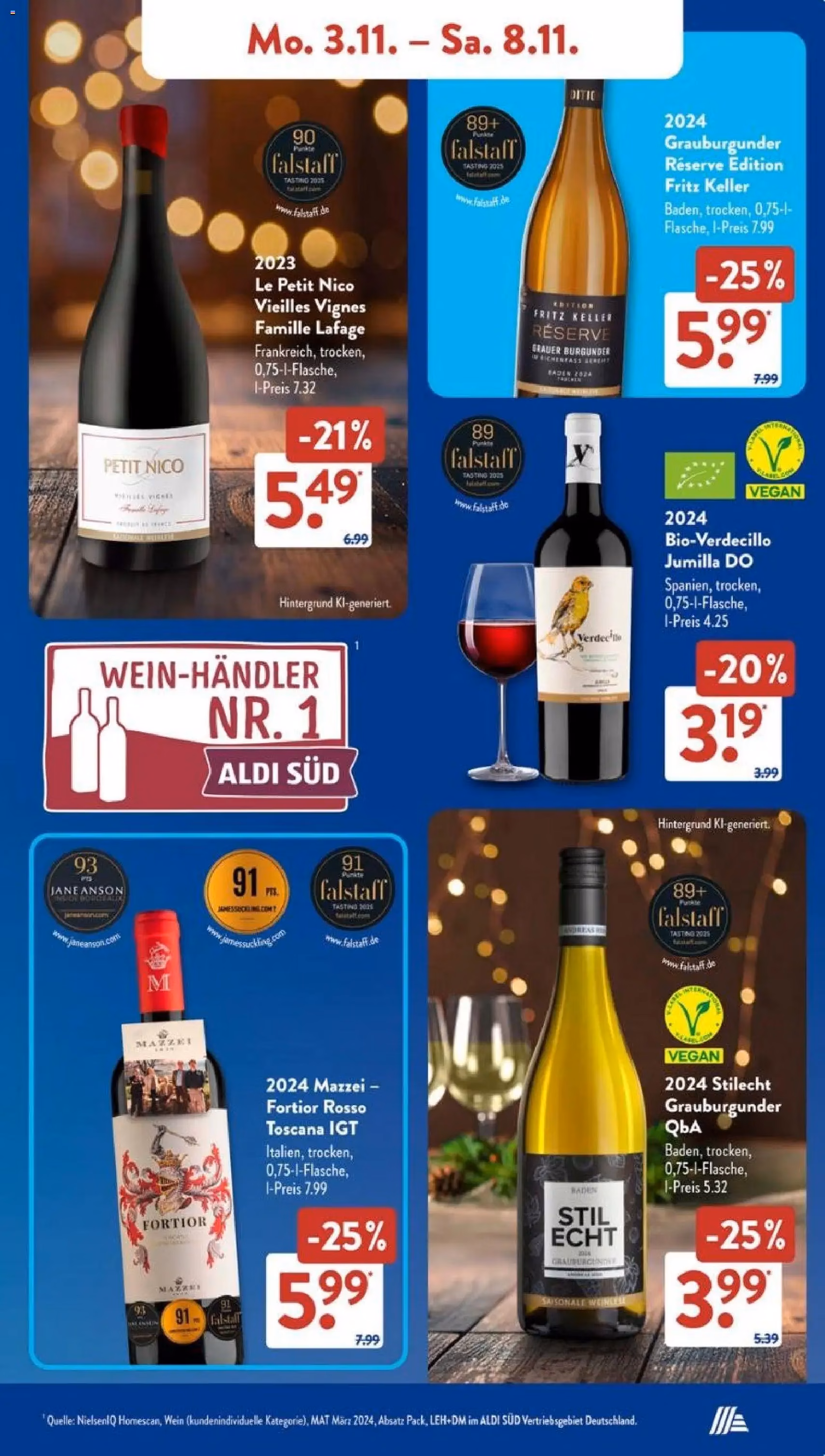 Aldi Süd Prospekt - Gültiger Prospekt ab 03.11.2025, Seite 9 von insgesamt 39 Aldi Süd Prospekt - Gültiger Prospekt ab 03.11.2025, Seite 9 von insgesamt 39