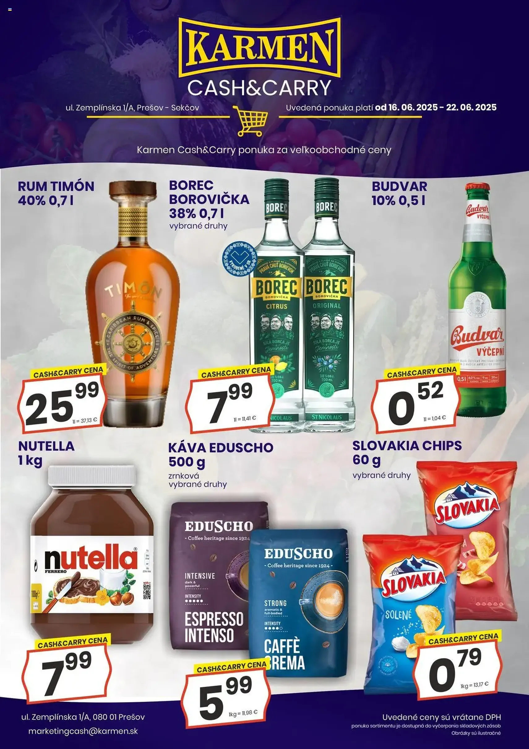 KARMEN CBA leták - platný leták od 16.06.2025 strana 1 z 2