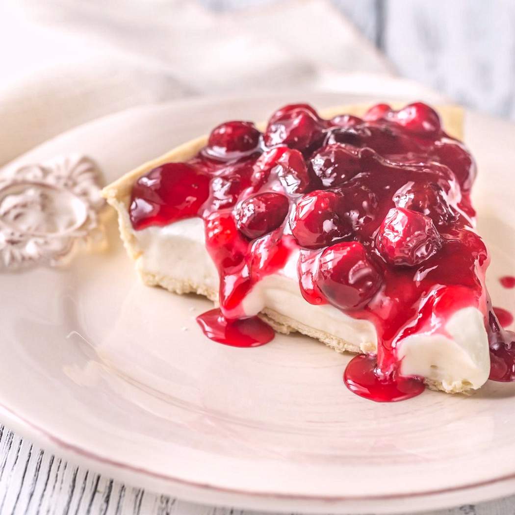 Crostata con Crema e Ciliegie