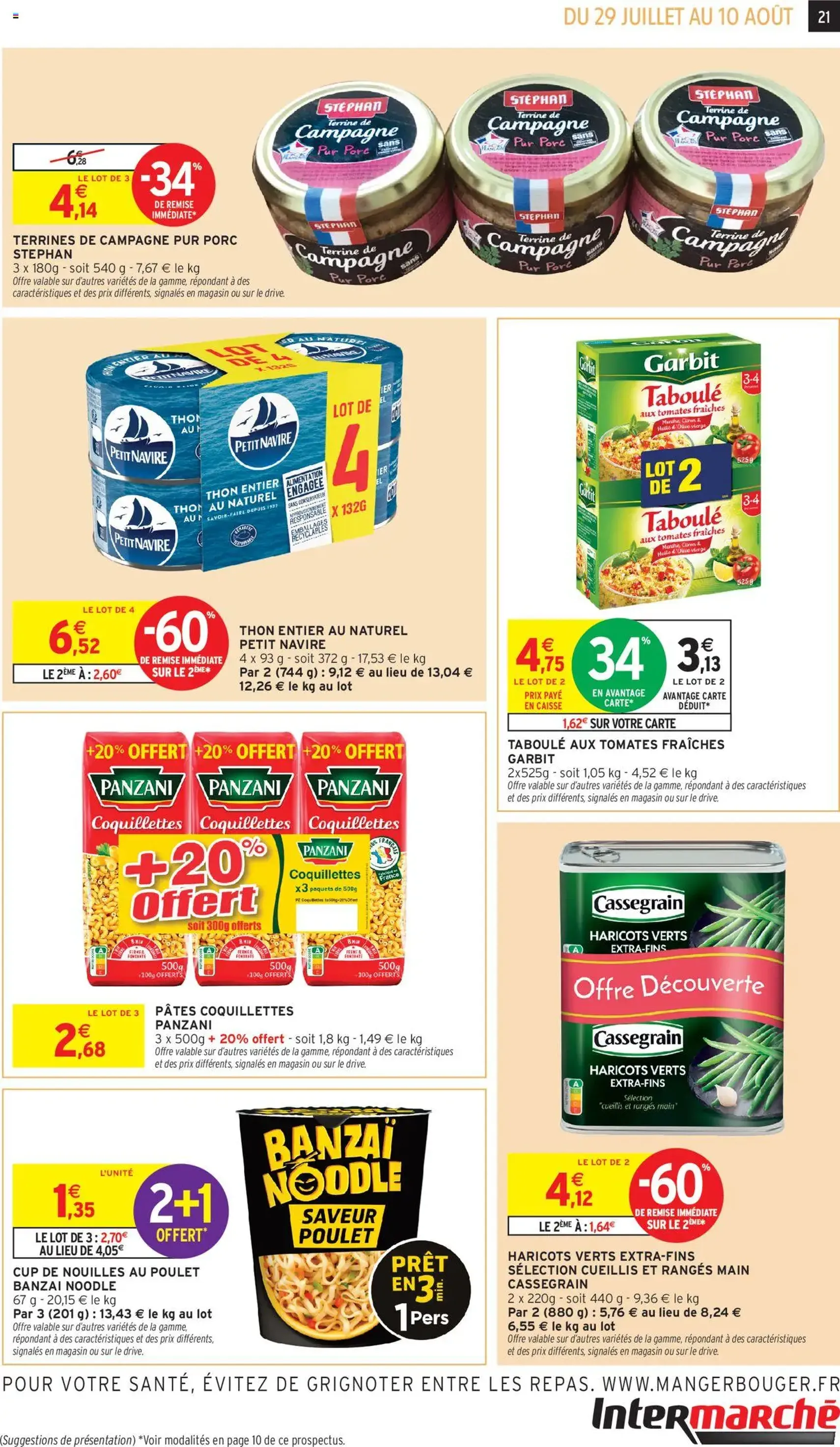 Intermarché catalogue semaine 30 - brochure valable à partir du 29/07/2025, page 21 sur 32 Intermarché catalogue semaine 30 - brochure valable à partir du 29/07/2025, page 21 sur 32