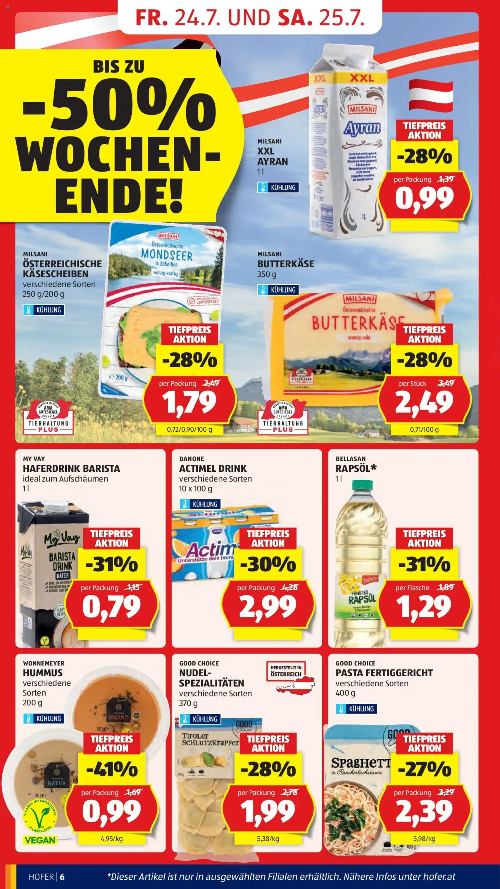 Hofer Flugblatt - Gültiger Prospekt ab 24.07.2026, Seite 12 von insgesamt 52