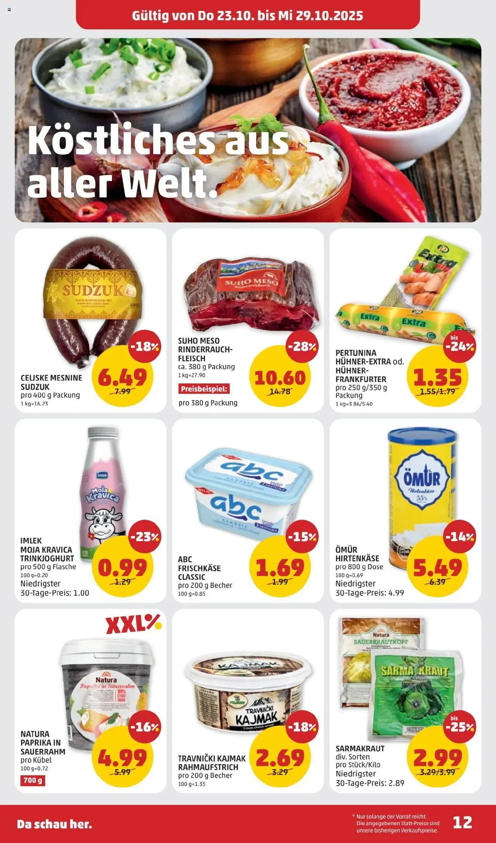 Penny Markt Flugblatt - Gültiger Prospekt ab 23.10.2025, Seite 12 von insgesamt 32 Penny Markt Flugblatt - Gültiger Prospekt ab 23.10.2025, Seite 12 von insgesamt 32