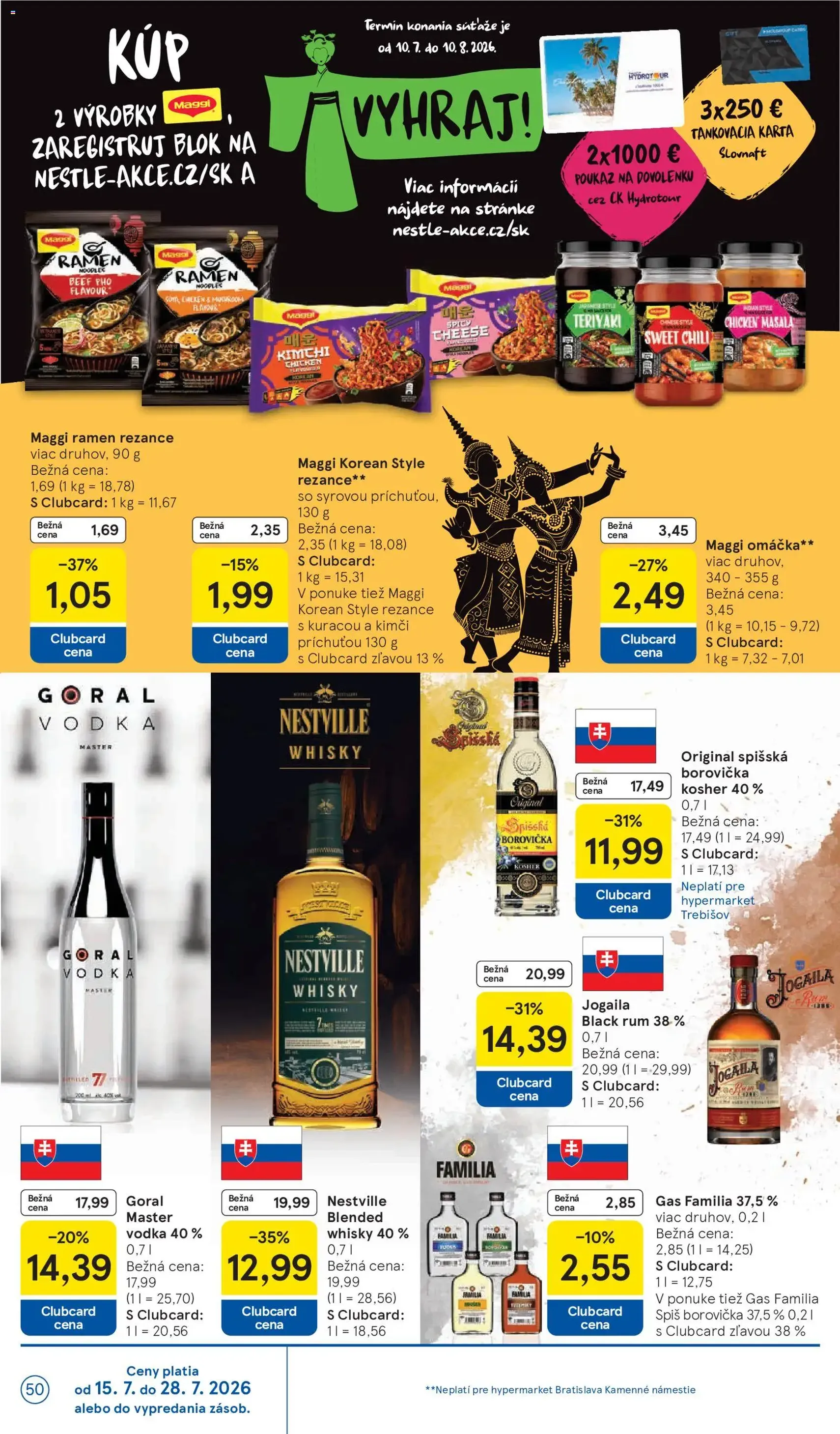 Tesco Hypermarket - leták - platný leták od 15.07.2026 strana 50 z 52