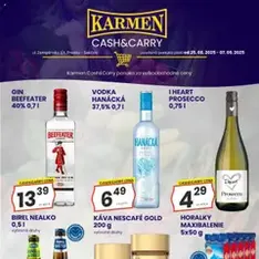 KARMEN CBA leták - náhľad letáku platný od 25.08.2025