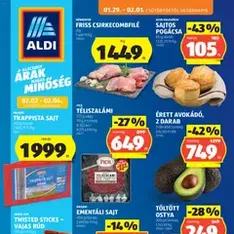 Aldi Akciós újság - szórólap előnézete érvényes 2026.01.29. -tól