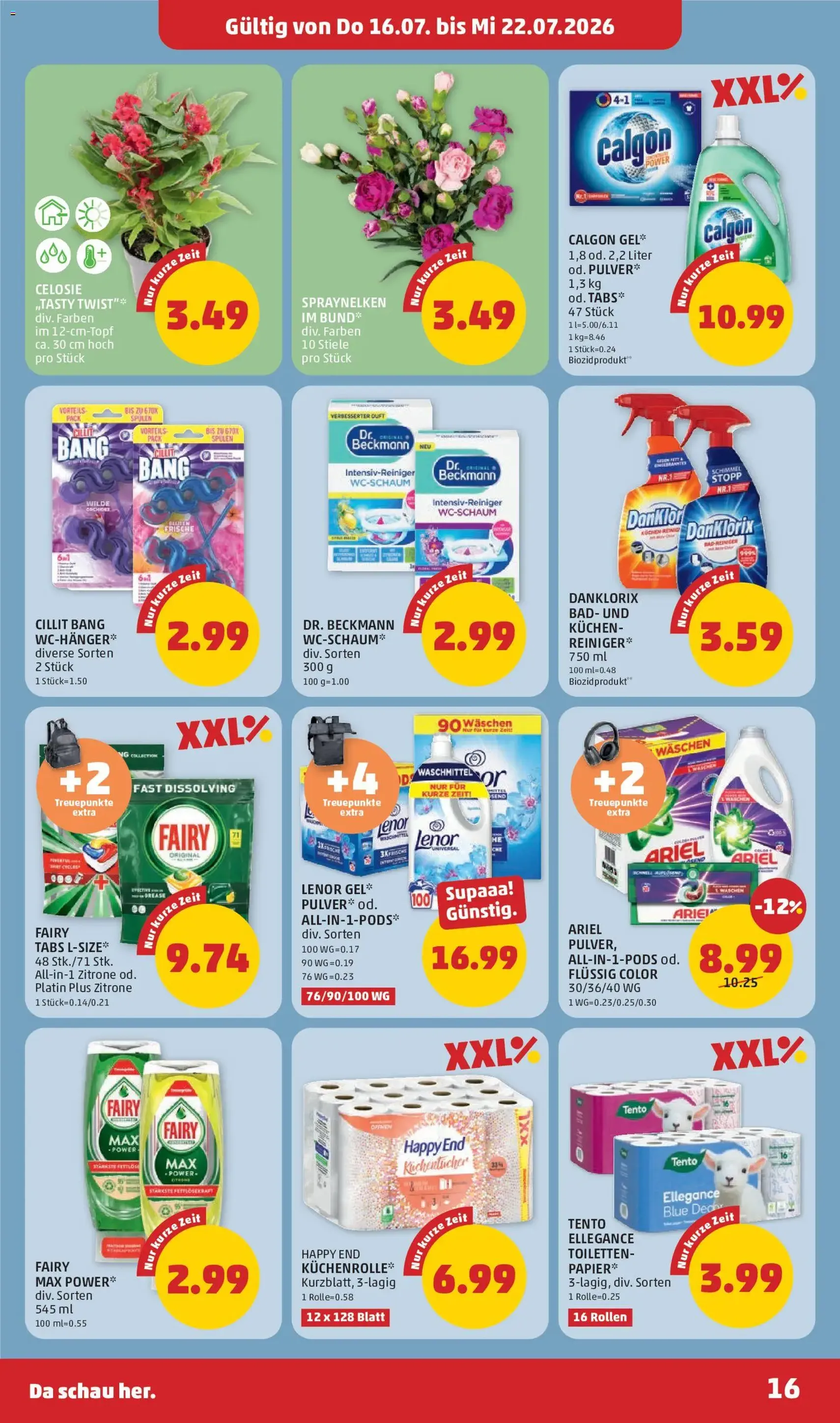Penny Markt Flugblatt - Gültiger Prospekt ab 16.07.2026, Seite 16 von insgesamt 28