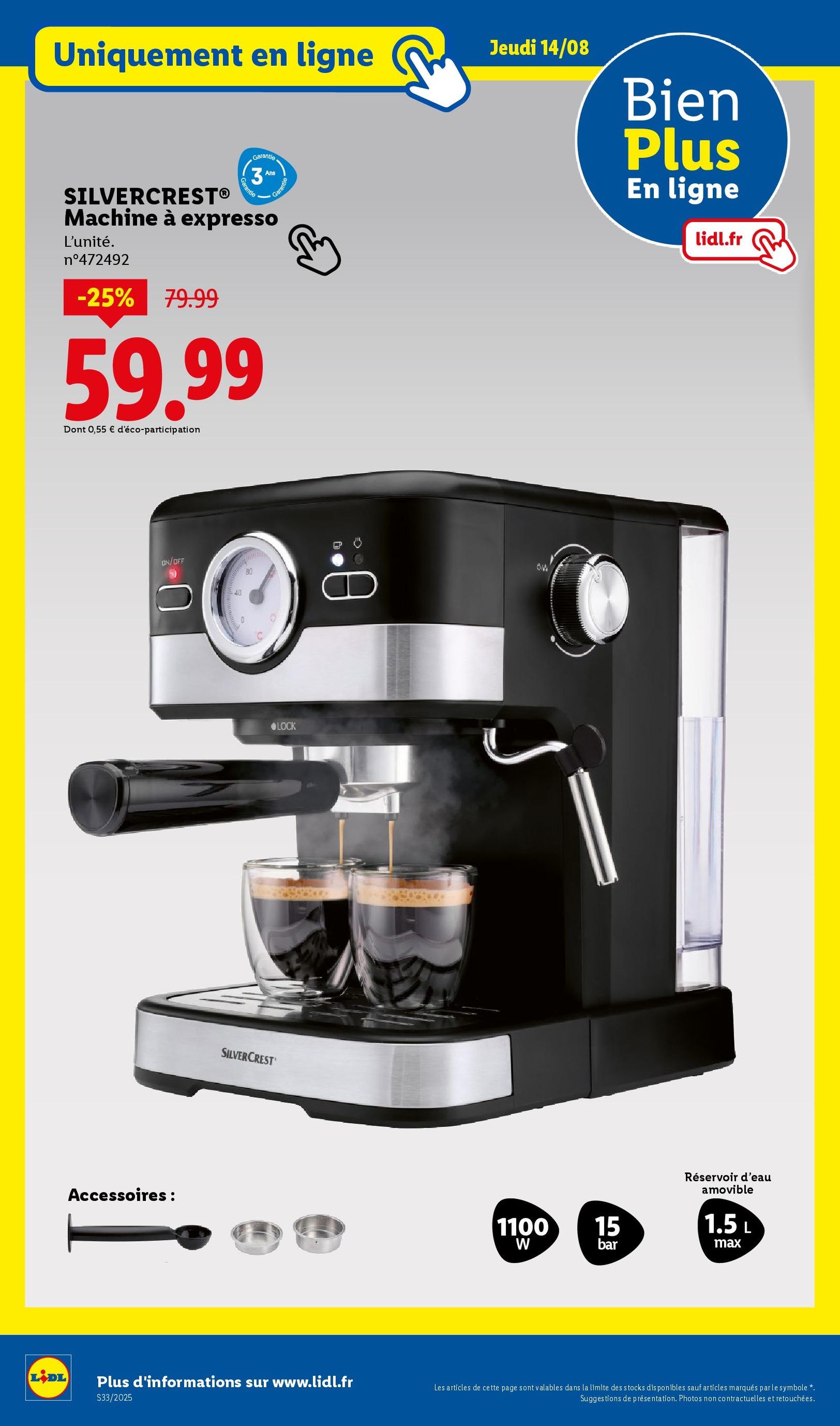 LIDL catalogue semaine 32 - brochure valable à partir du 14/08/2025, page 46 sur 72