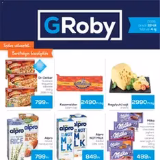 G'Roby Akciós újság - szórólap előnézete érvényes 2026.01.22. -tól