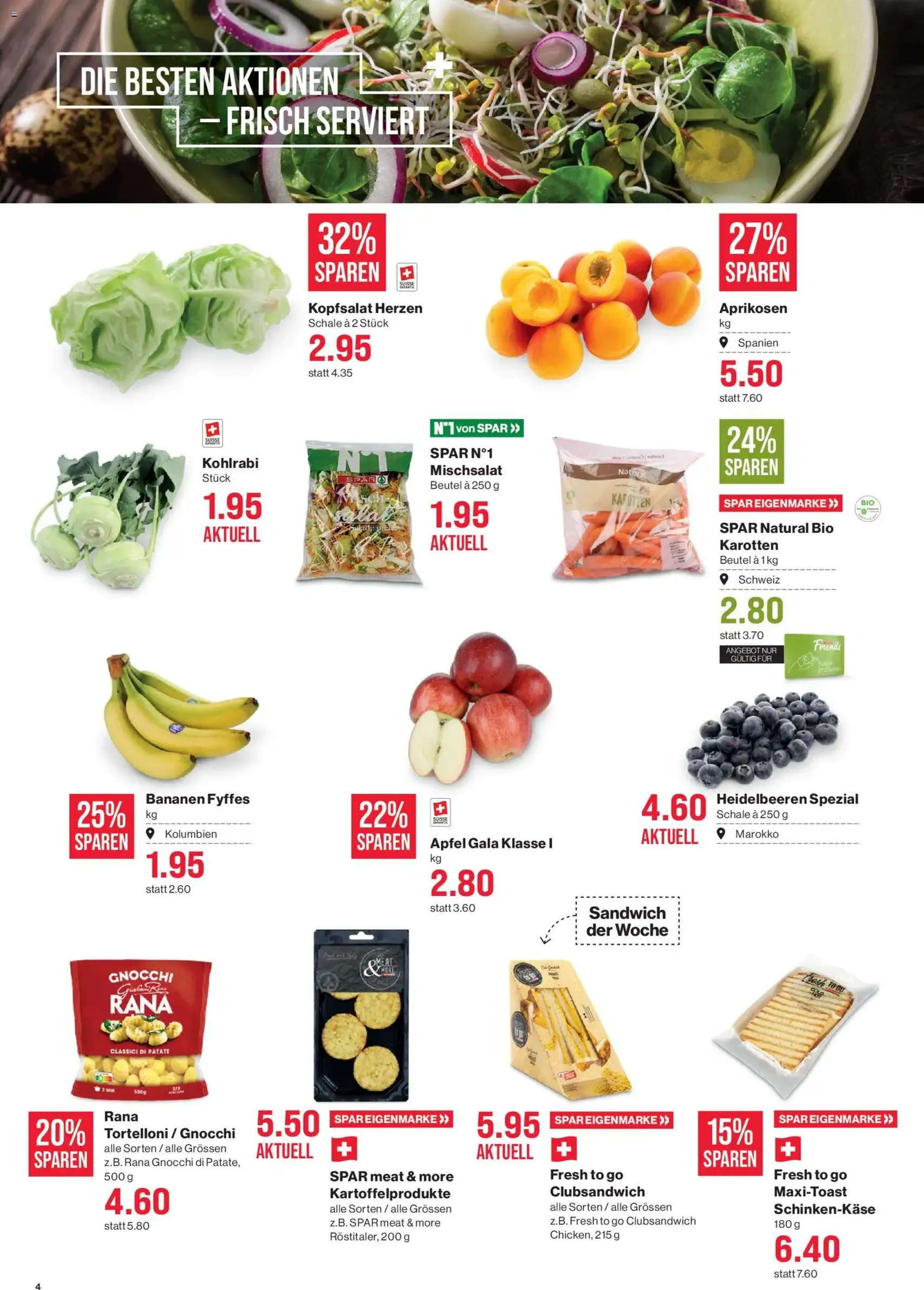 SPAR aktionen - Gültiger Prospekt ab 13.05.2026, Seite 4 von insgesamt 19