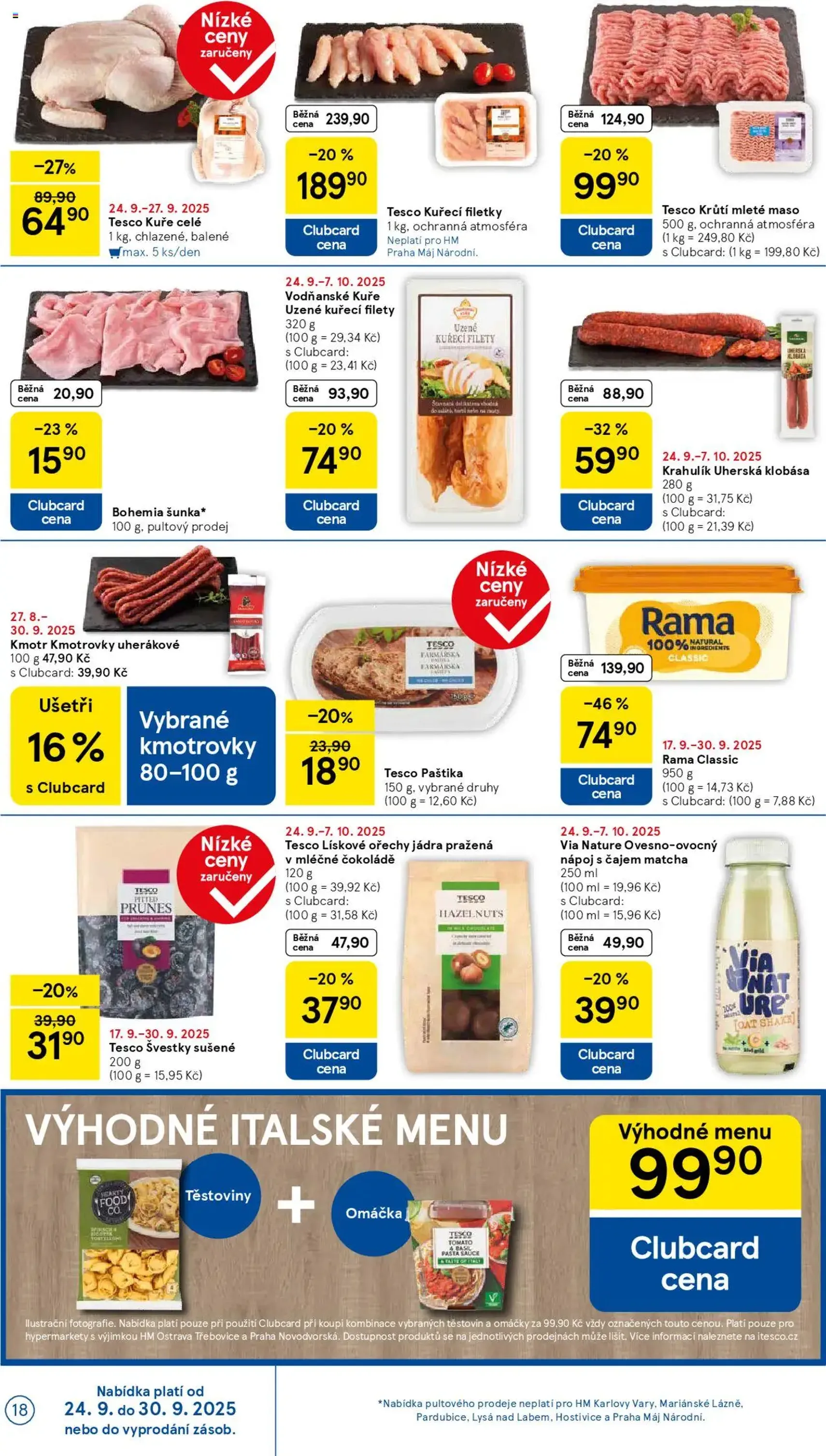 Tesco leták - Hypermarket - platný leták od 24.09.2025 strana 18 z 28