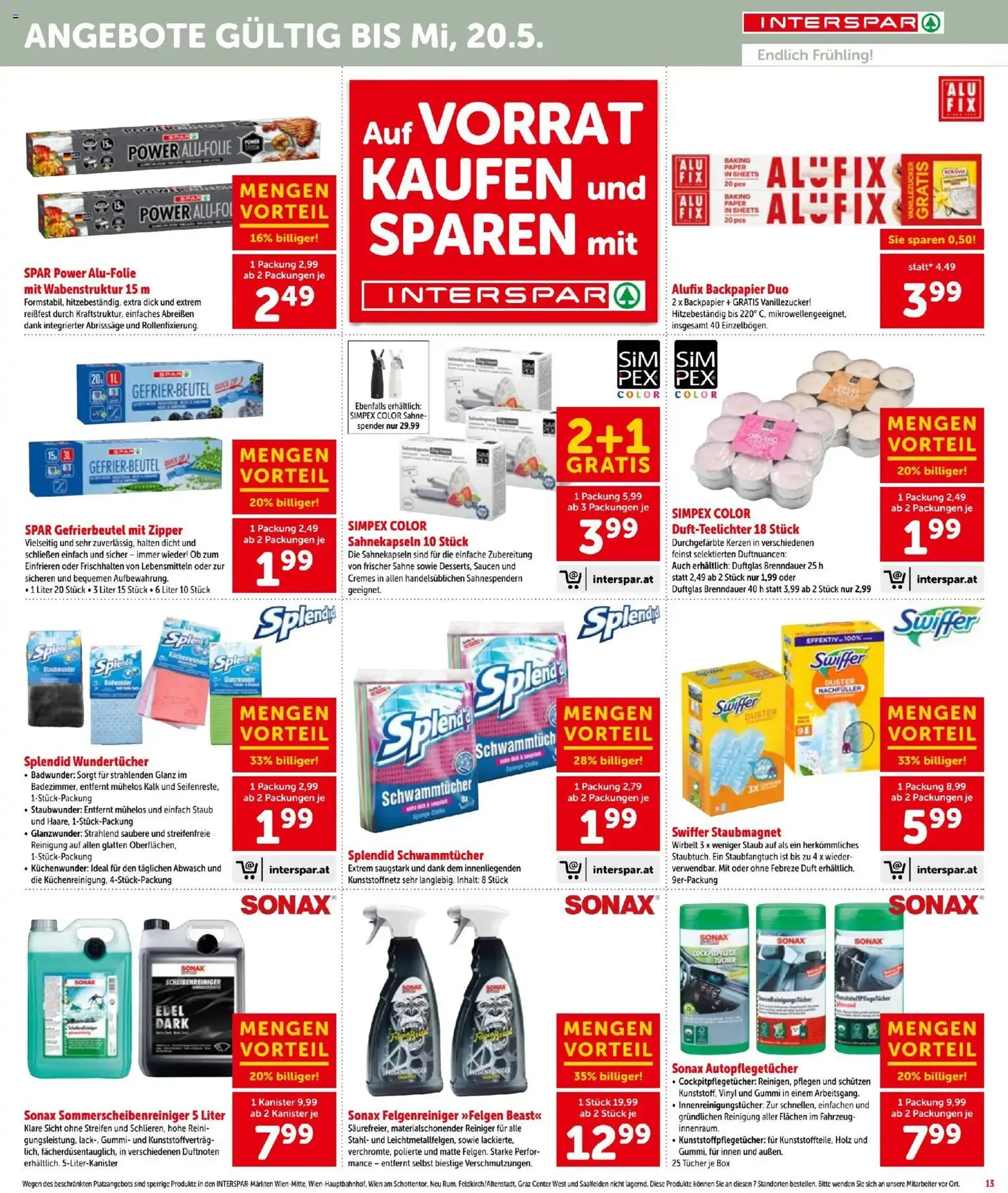 Interspar - Flugblatt - Gültiger Prospekt ab 30.04.2026, Seite 13 von insgesamt 16
