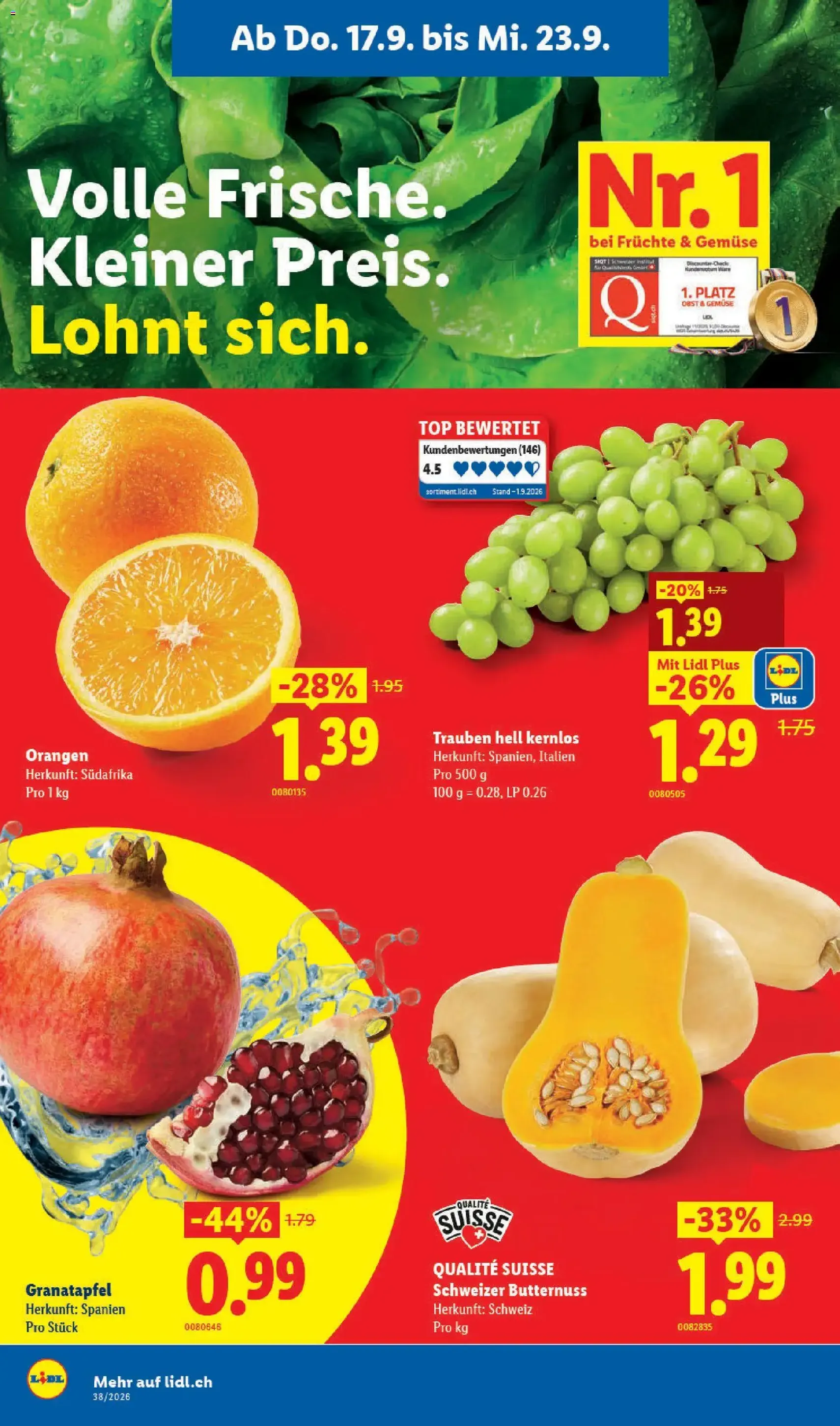 Lidl aktionen - Gültiger Prospekt ab 17.09.2026, Seite 4 von insgesamt 32