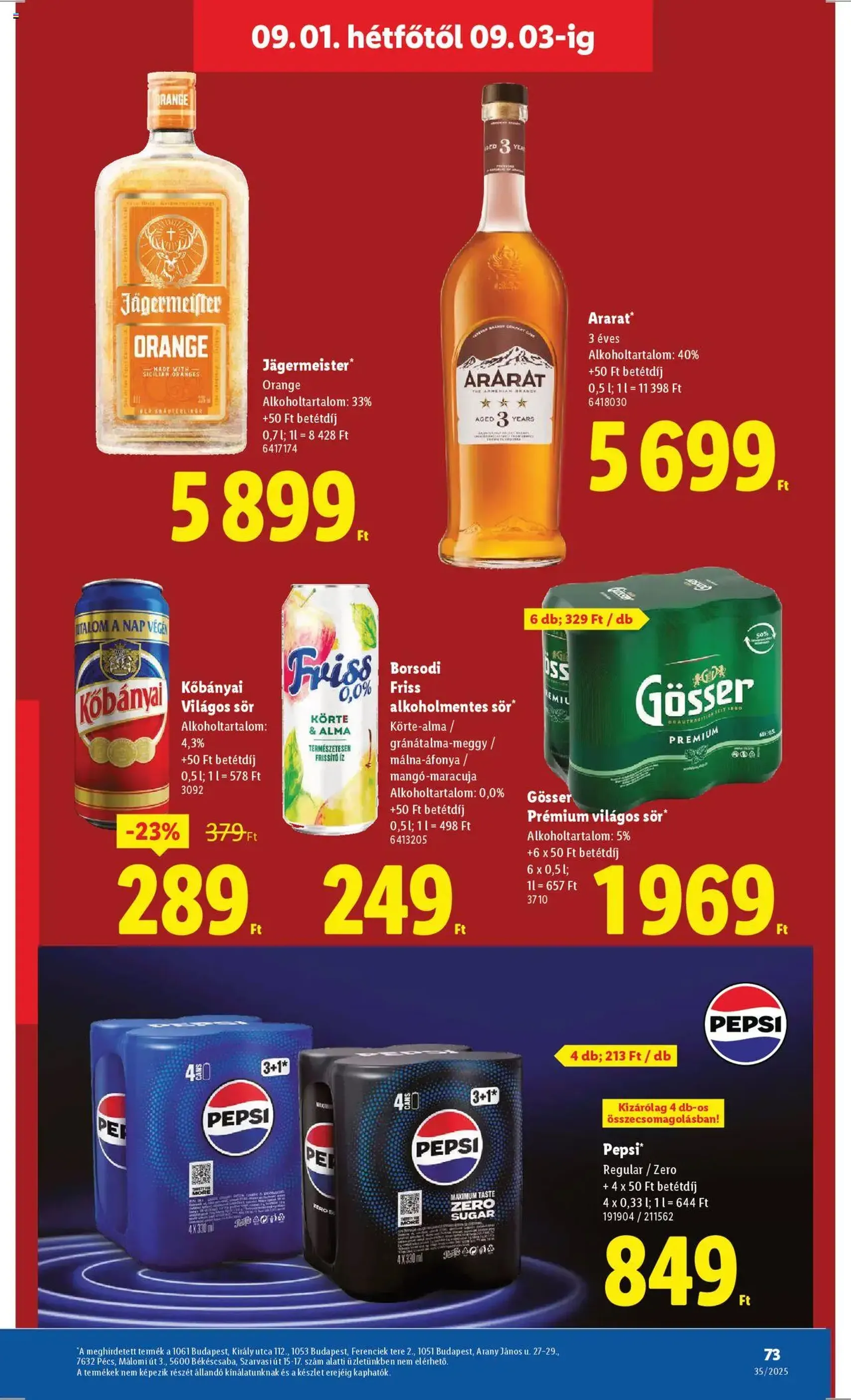 Lidl Akciós újság - 2025.08.28. érvényes szórólap 73 oldal 76 oldalból Lidl Akciós újság - 2025.08.28. érvényes szórólap 73 oldal 76 oldalból