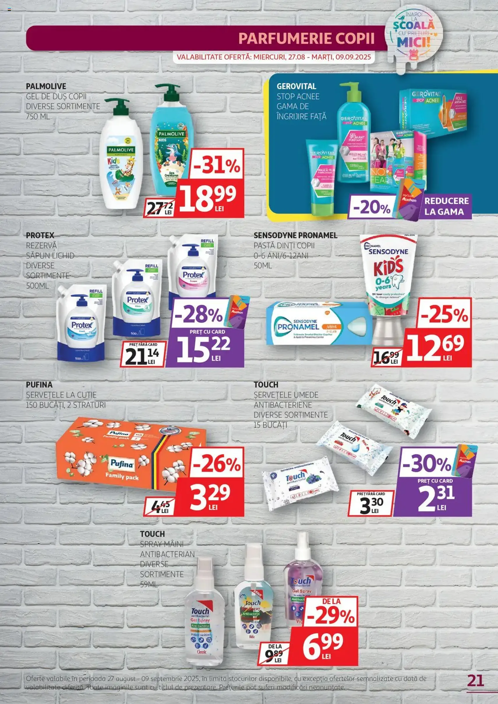 Catalog Auchan - cataloage valabile începând cu 27.08.2025 pagina 21 din 28 Catalog Auchan - cataloage valabile începând cu 27.08.2025 pagina 21 din 28