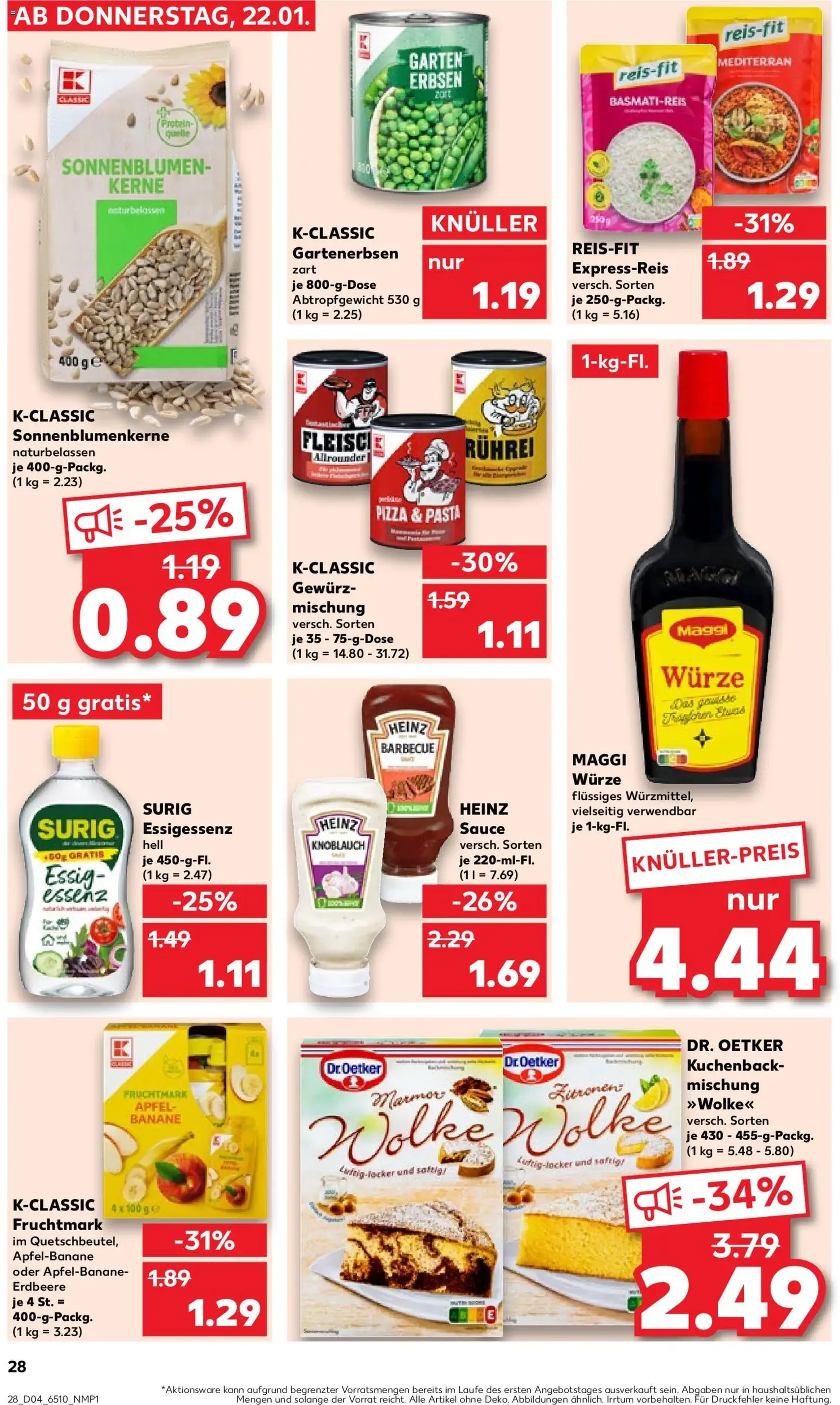 Kaufland DE - DE Folder - geldige folder vanaf 22-01-2026 pagina 28 van 59