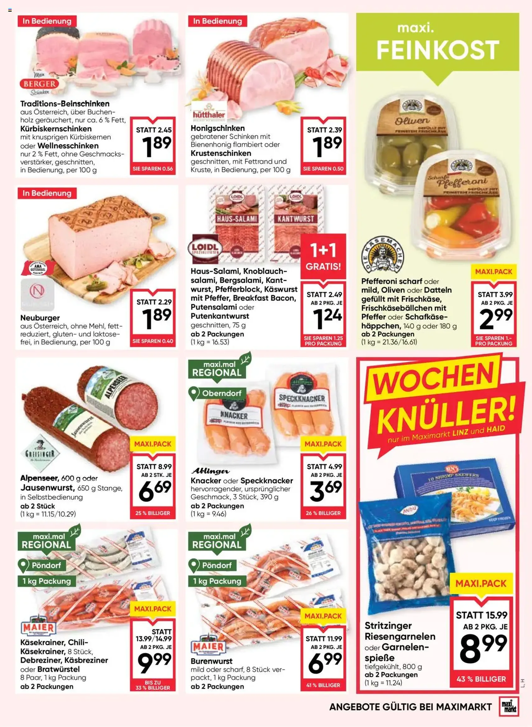 Maximarkt Flugblatt - Gültiger Prospekt ab 16.10.2025, Seite 9 von insgesamt 24 Maximarkt Flugblatt - Gültiger Prospekt ab 16.10.2025, Seite 9 von insgesamt 24