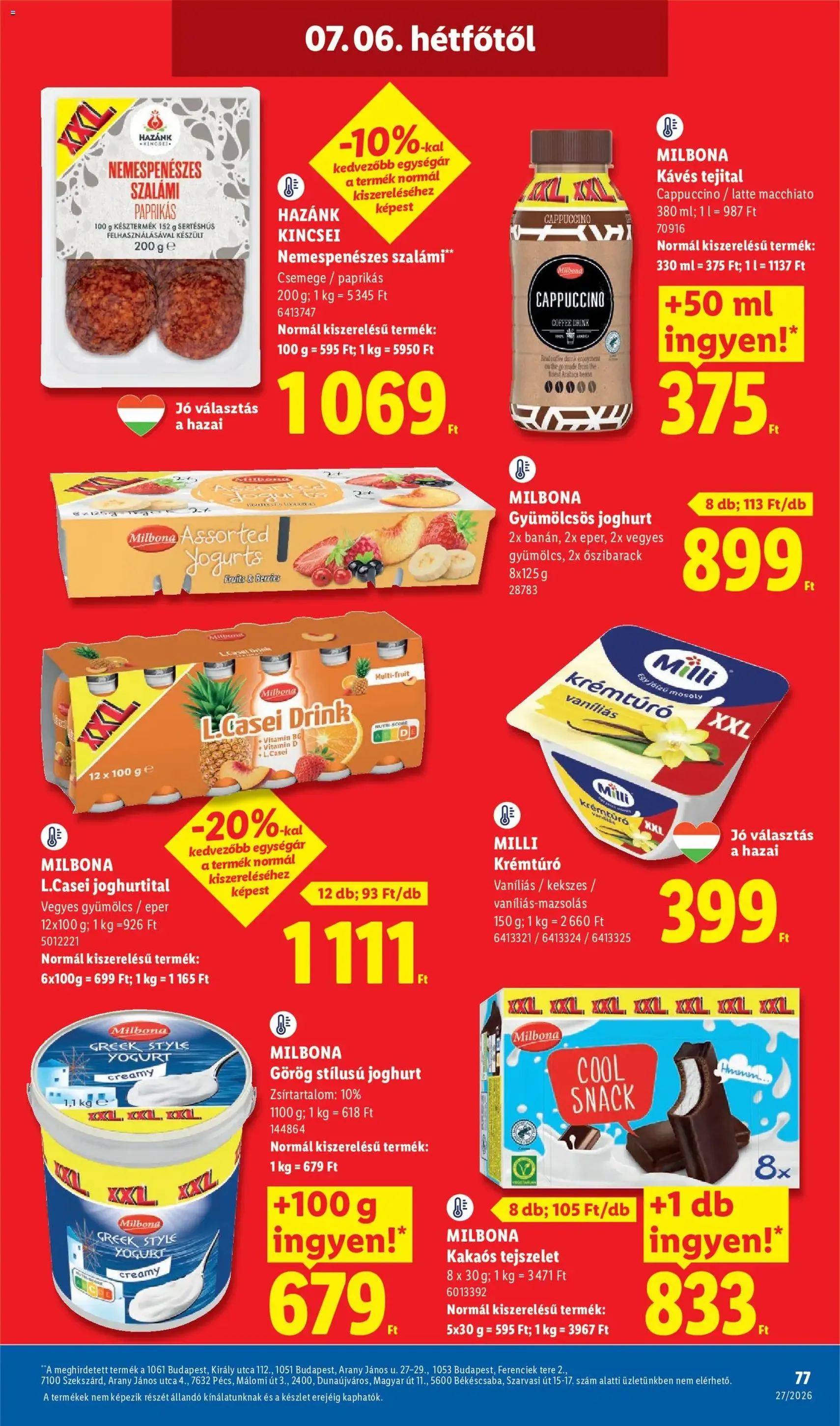 Lidl akciós újság - 2026.07.02. érvényes szórólap 77 oldal 86 oldalból