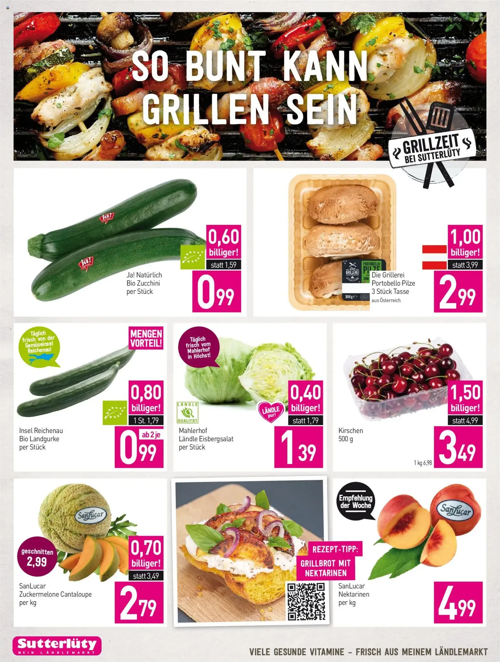 Sutterlüty Flugblatt - Gültiger Prospekt ab 04.06.2026, Seite 2 von insgesamt 24