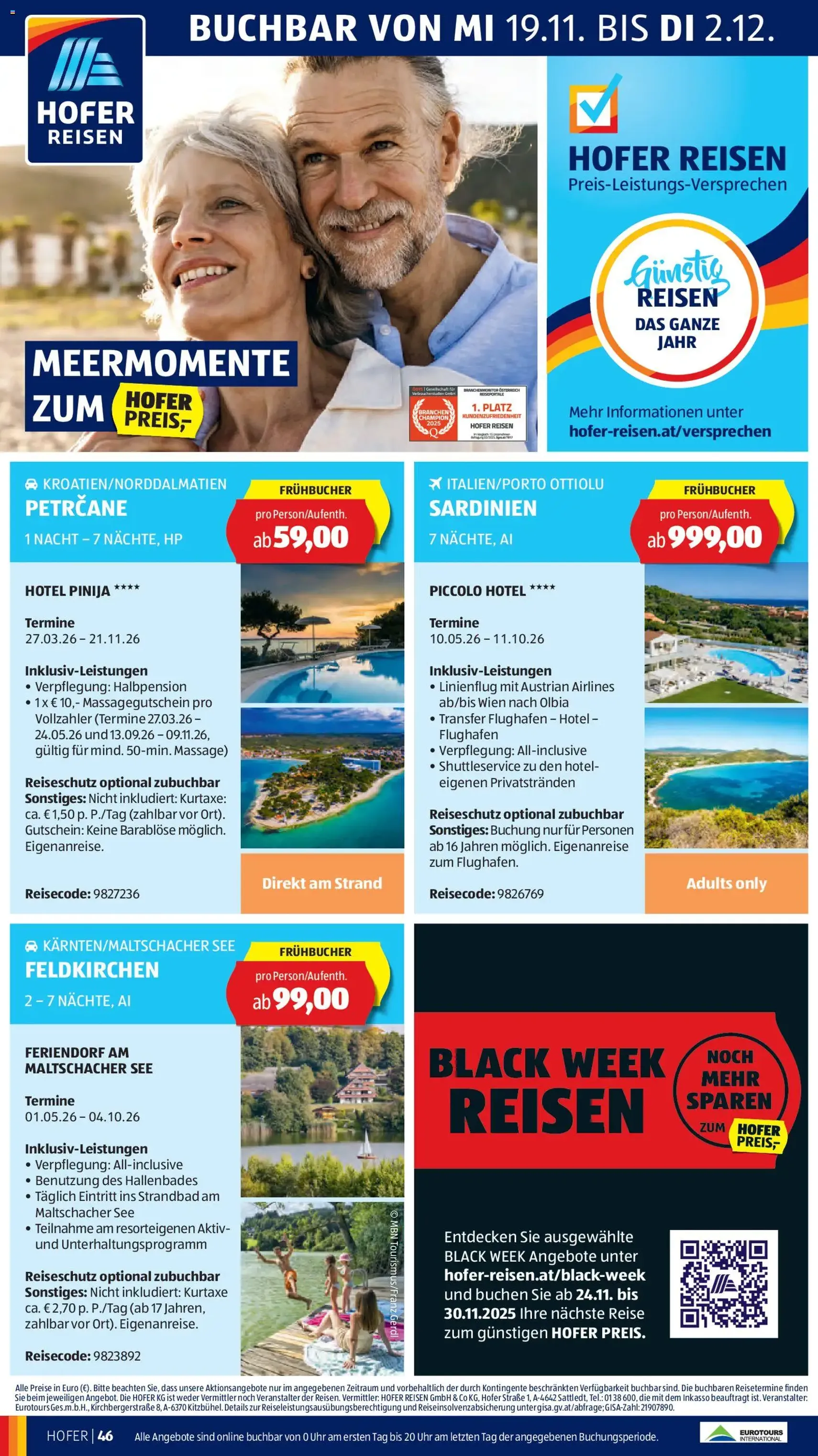 Hofer - Black Friday - Gültiger Prospekt ab 21.11.2025, Seite 60 von insgesamt 63