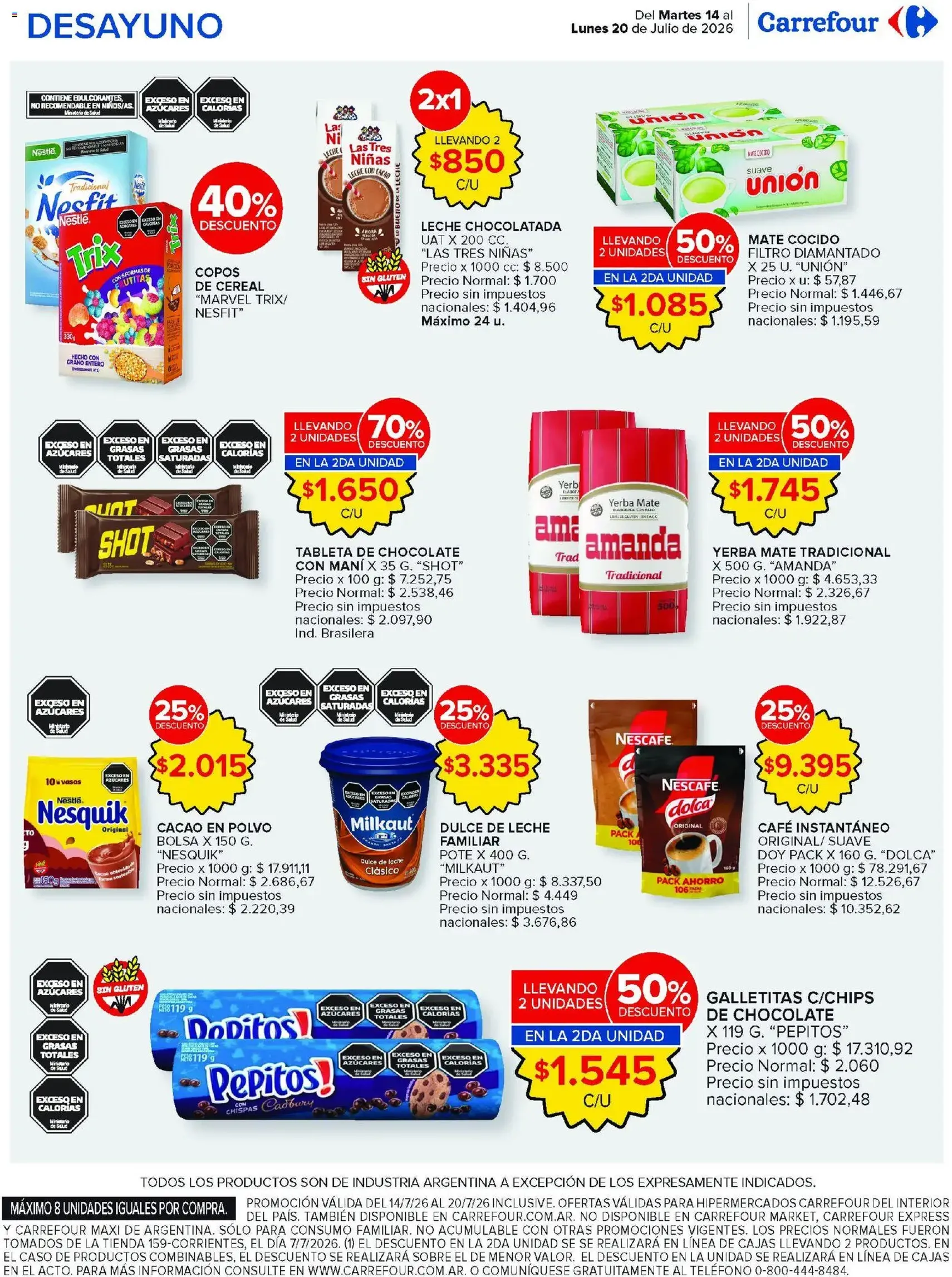 Carrefour ofertas - folleto válido desde 14/07/2026 página 9 de 54