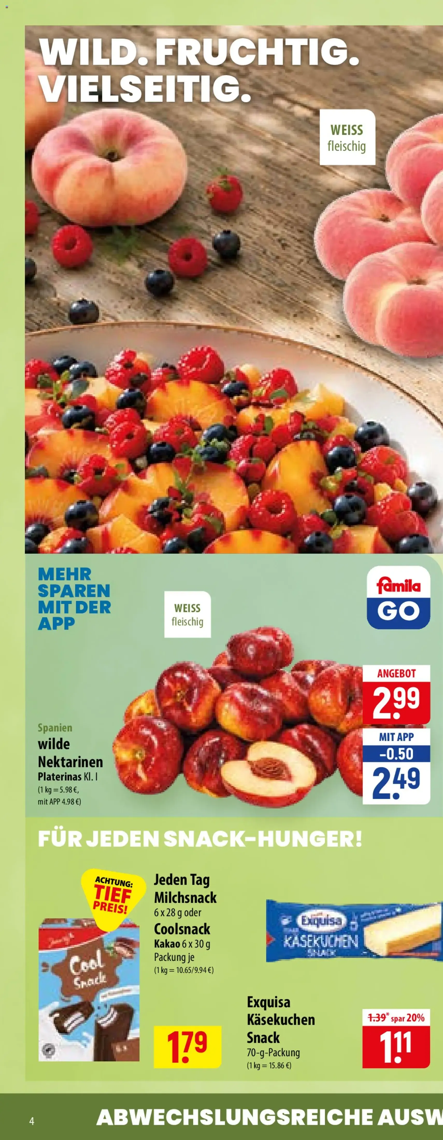 Famila Prospekt - Gültiger Prospekt ab 13.07.2026, Seite 6 von insgesamt 46