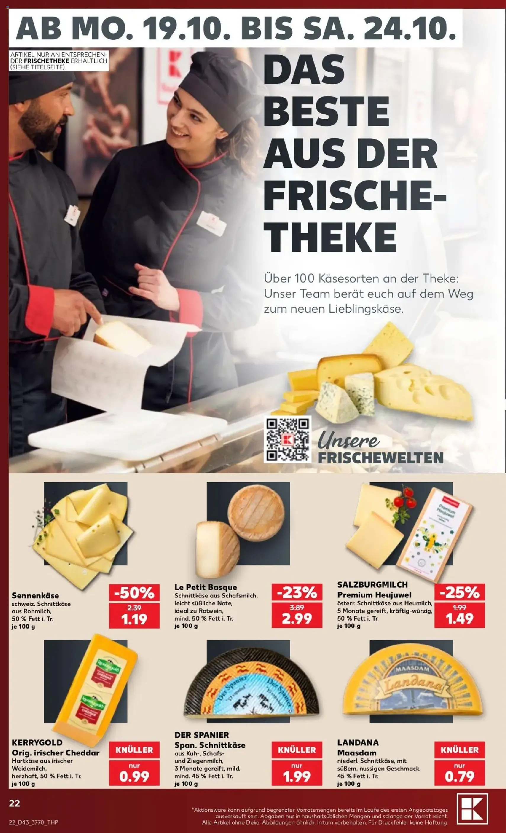 Kaufland Prospekt - Gültiger Prospekt ab 19.10.2026, Seite 22 von insgesamt 68