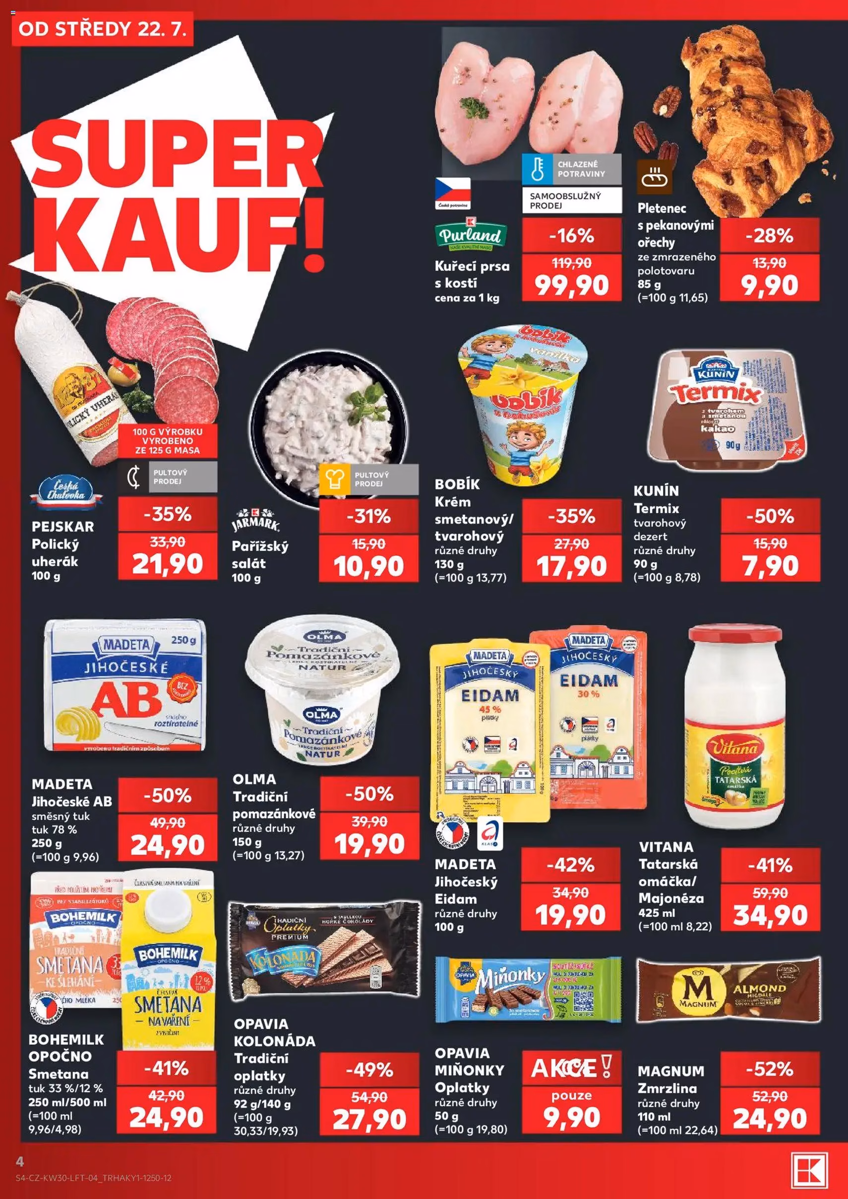 Kaufland leták - platný leták od 22.07.2026 strana 4 z 52