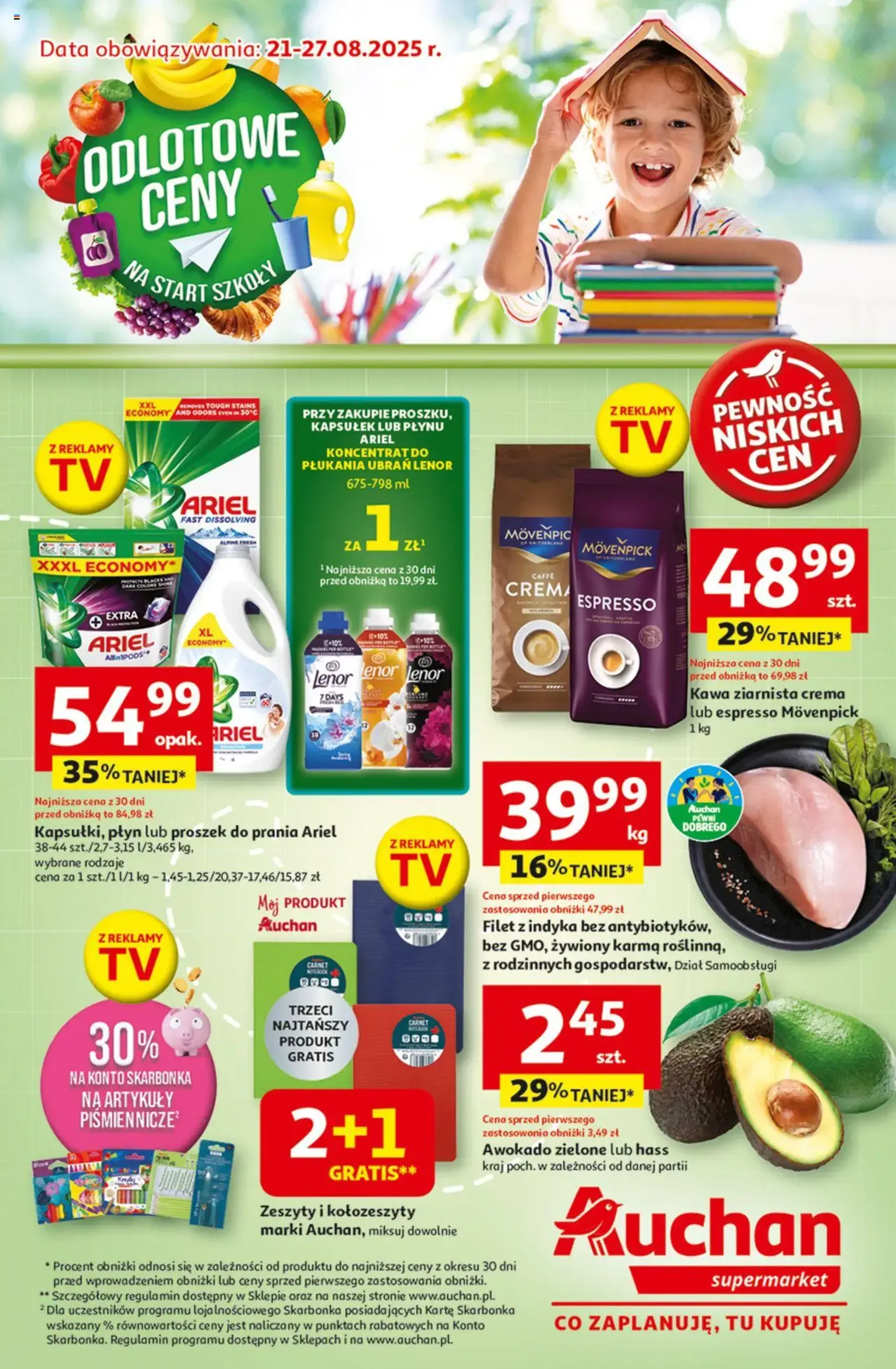 Auchan Gazetka - ważny gazetka od 21.08.2025 strona 1 z 8 Auchan Gazetka - ważny gazetka od 21.08.2025 strona 1 z 8