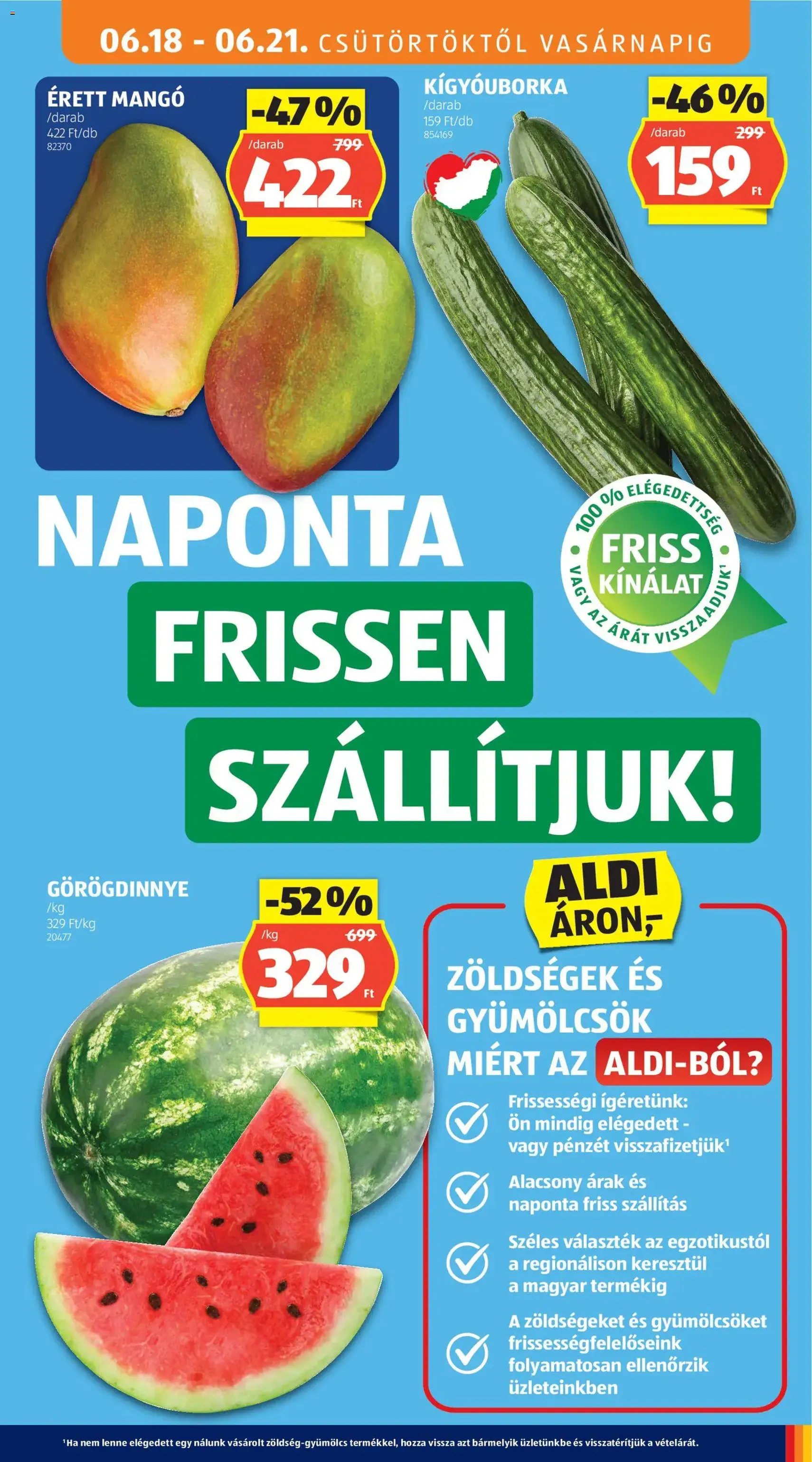 Aldi akciós újság - 2026.06.18. érvényes szórólap 9 oldal 37 oldalból