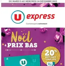 U Express catalogue - Prévisualisation du catalogue valable à partir du 09/12/2025