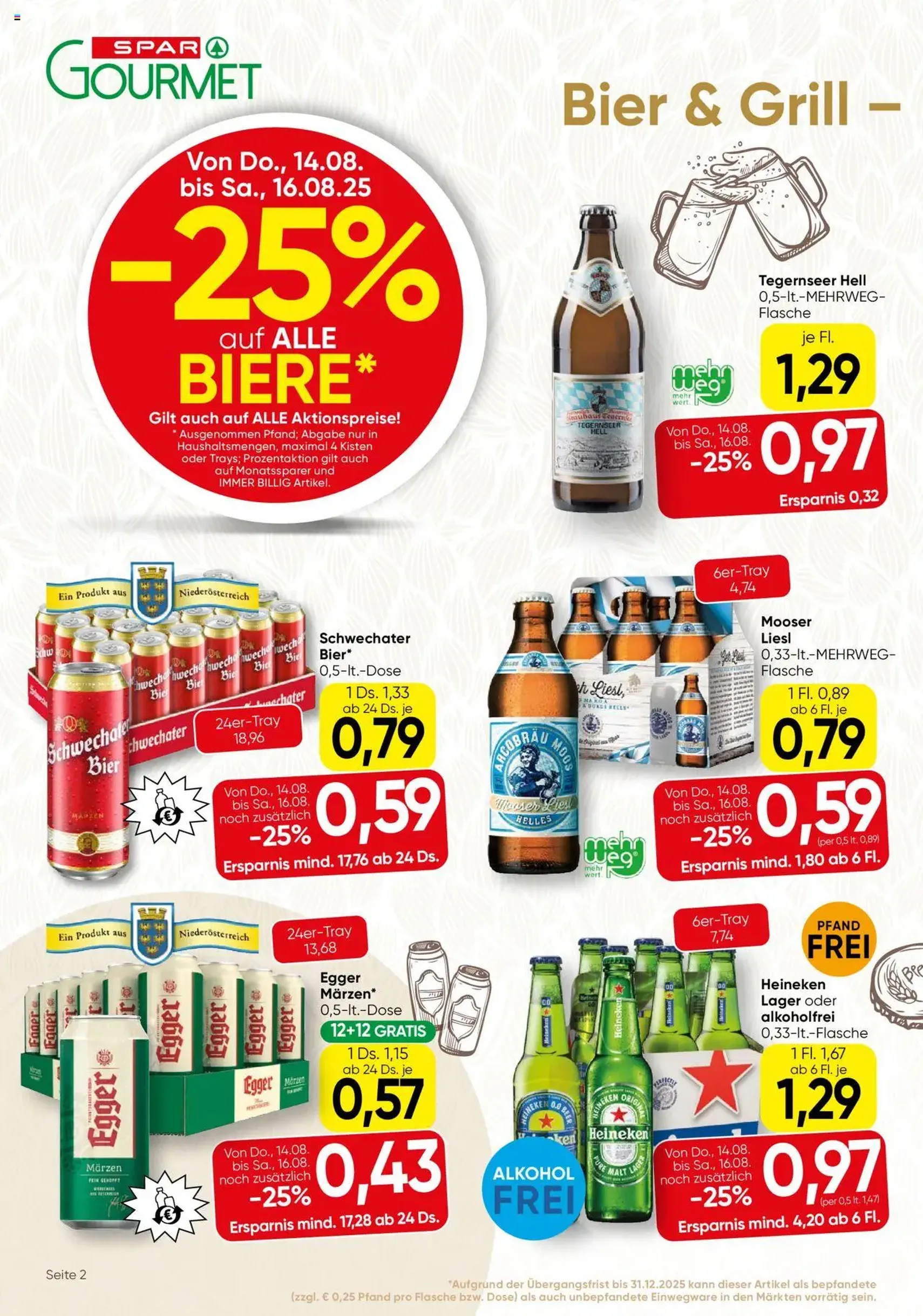 SPAR Gourmet Flugblatt Wien - Gültiger Prospekt ab 14.08.2025, Seite 2 von insgesamt 12
